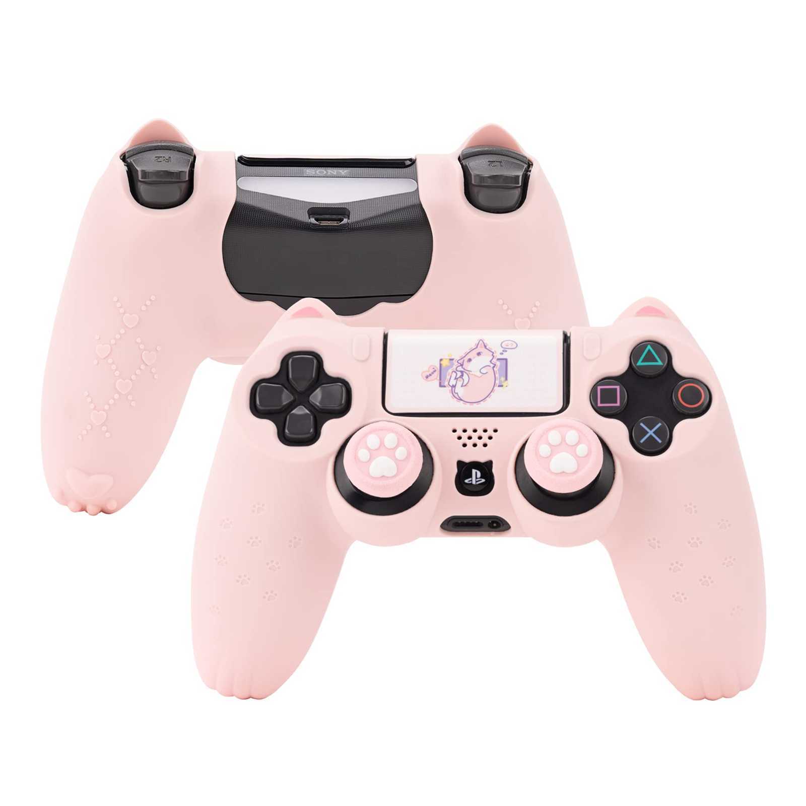 GeekShare Silicone Skin Case Gel Cover Grip for Playstation 4 PS4 Controller