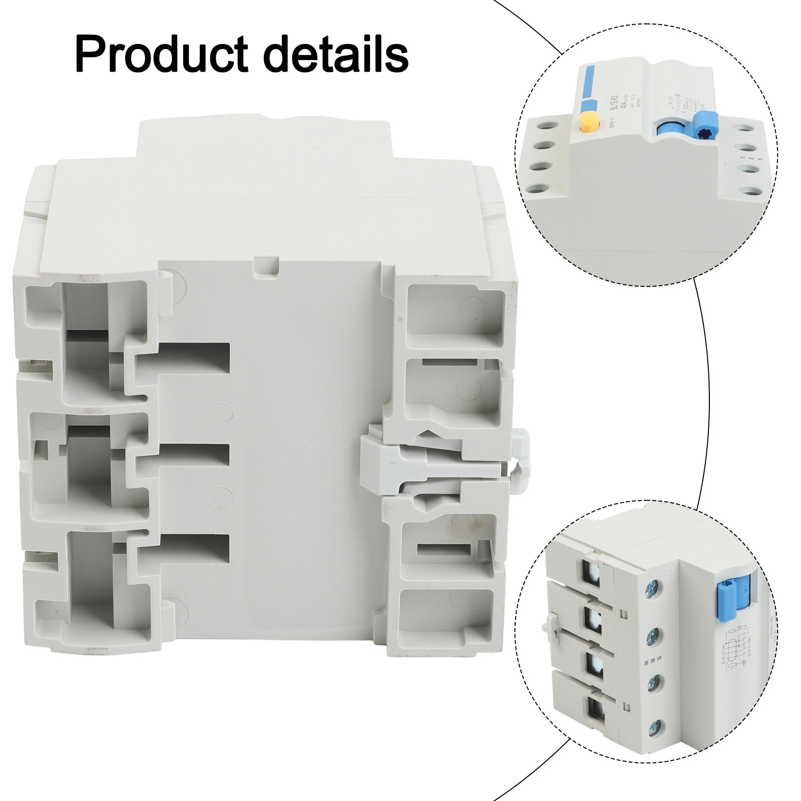 3P+N ML1E63 Leakage Protector With Screw Fixed Installation For Stability