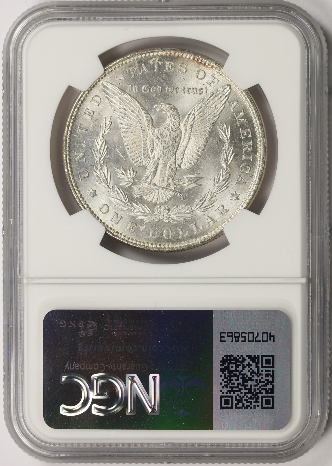 1883 $1 Morgan Silver Dollar NGC MS63