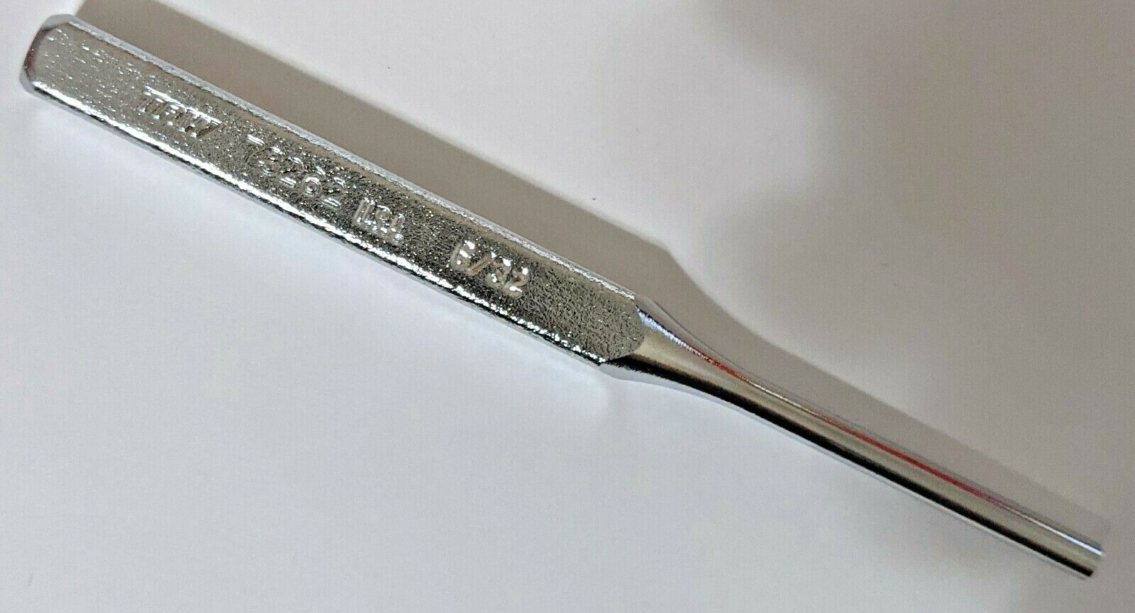 3/16 PIN PUNCH [OAL: 5-3/16] VINTAGE TRW 73262 CHROME (QTY: 1) USA NOS