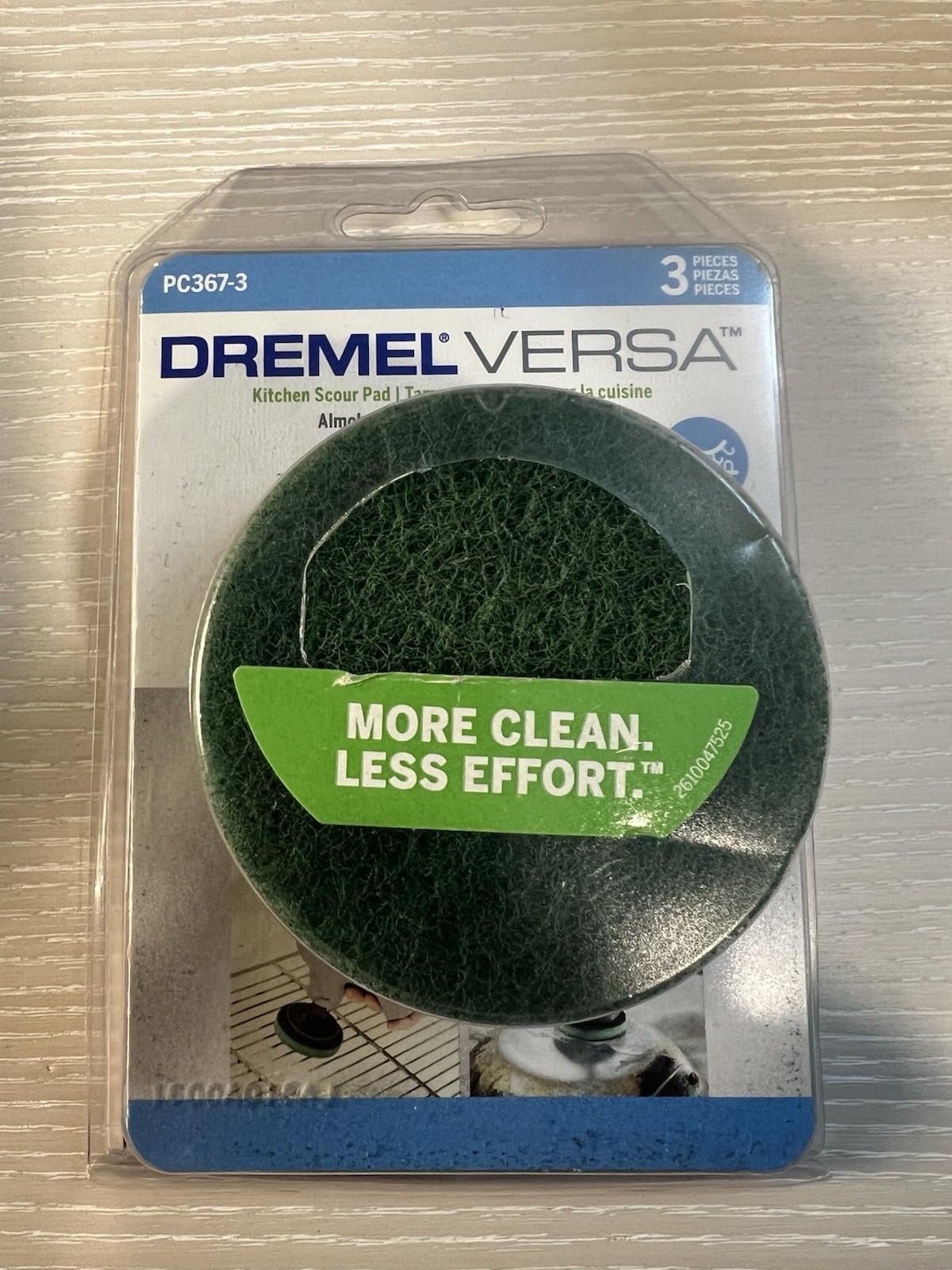 Dremel Versa 2.5 in. Power Scrubber Kitchen Scour Pad 3 pk