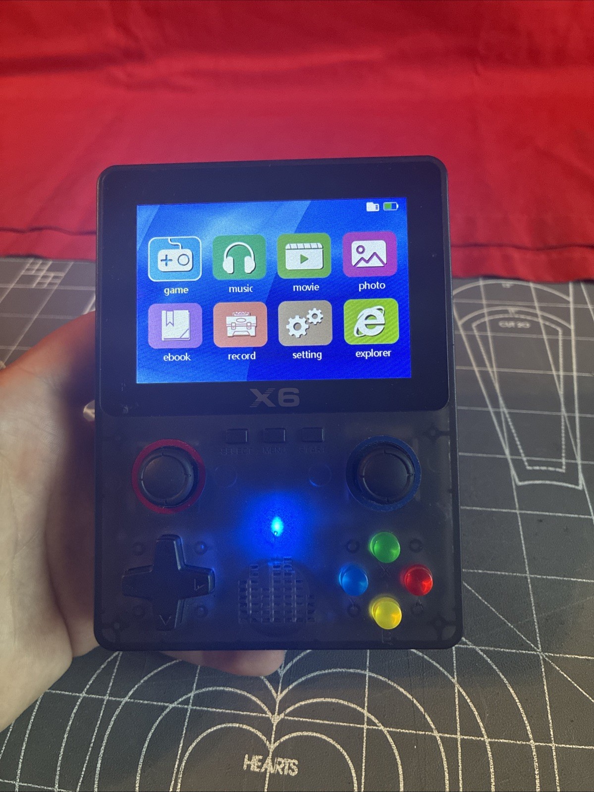 X6 Handheld Game Console No Charger (tested/works)
