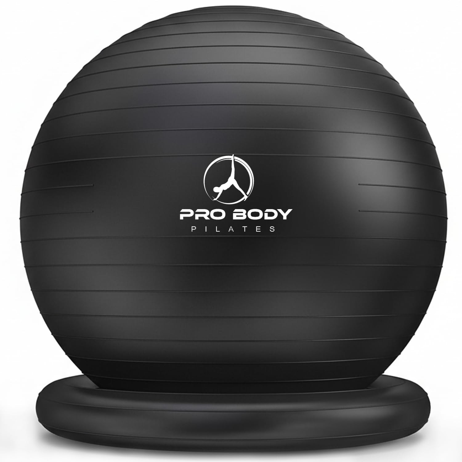 ProBody Pilates Ball Yoga Ball Chair, Exercise Ball Chair with Base or Stand for