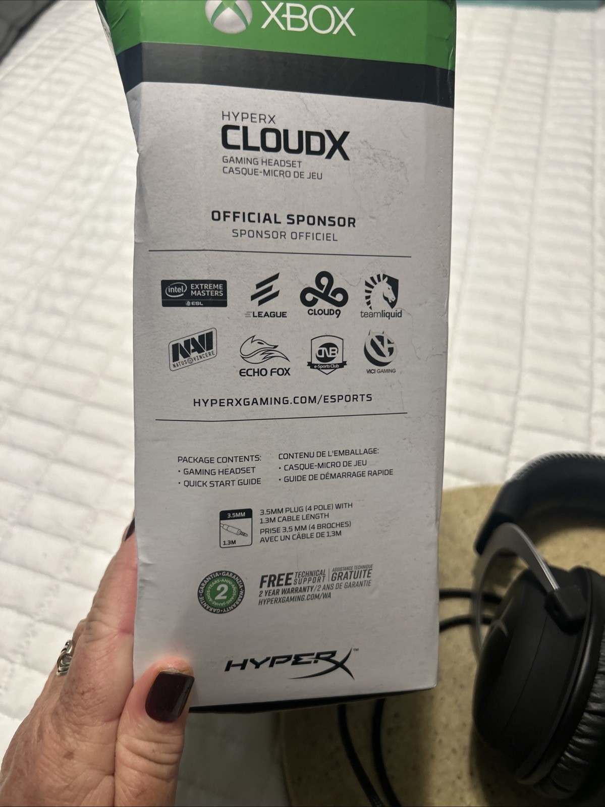 HyperX CloudX Pro Wired Gaming Headset for Xbox One-NOB