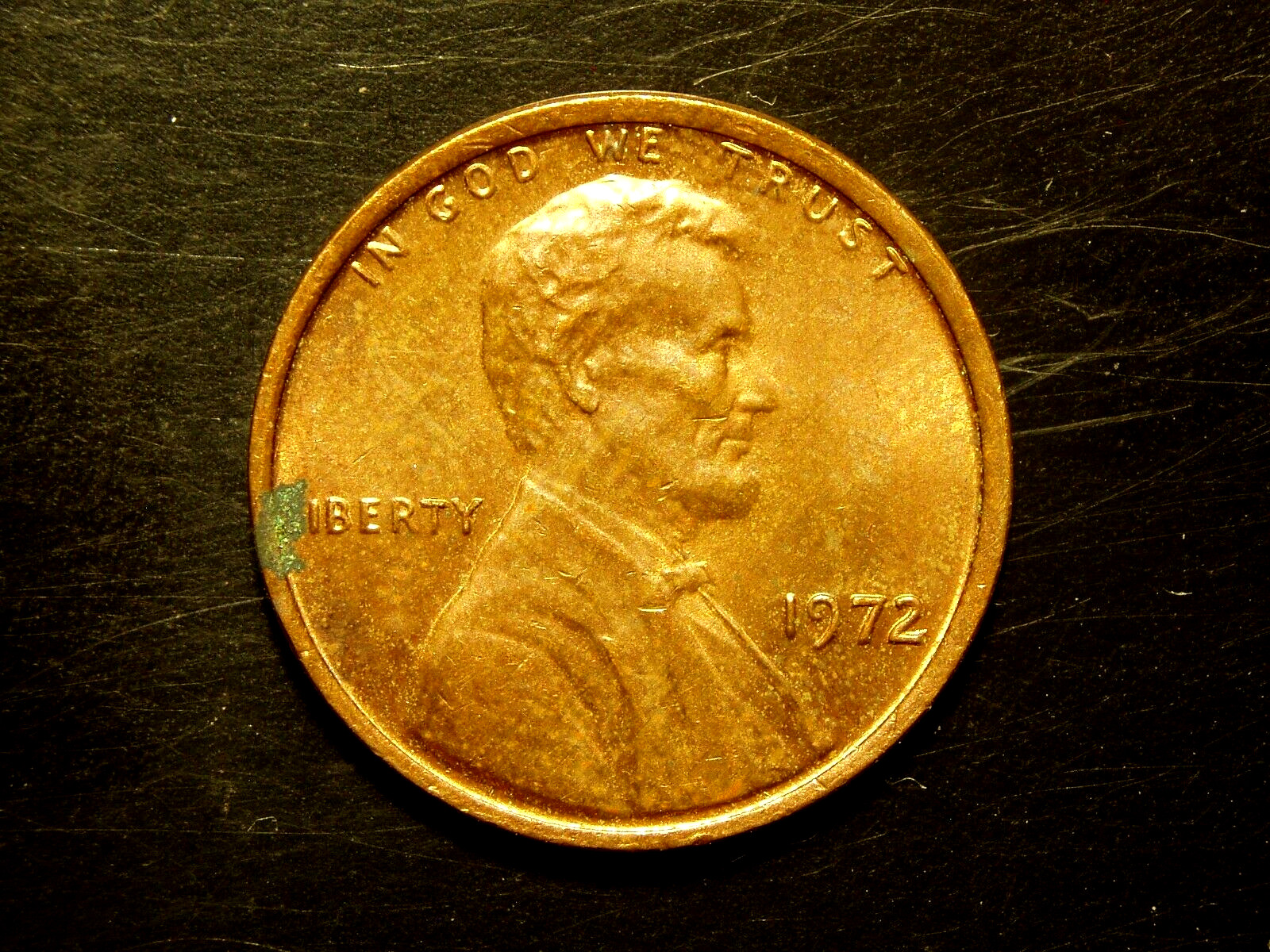 1972  AU LINCOLN MEMORIAL CENT #1