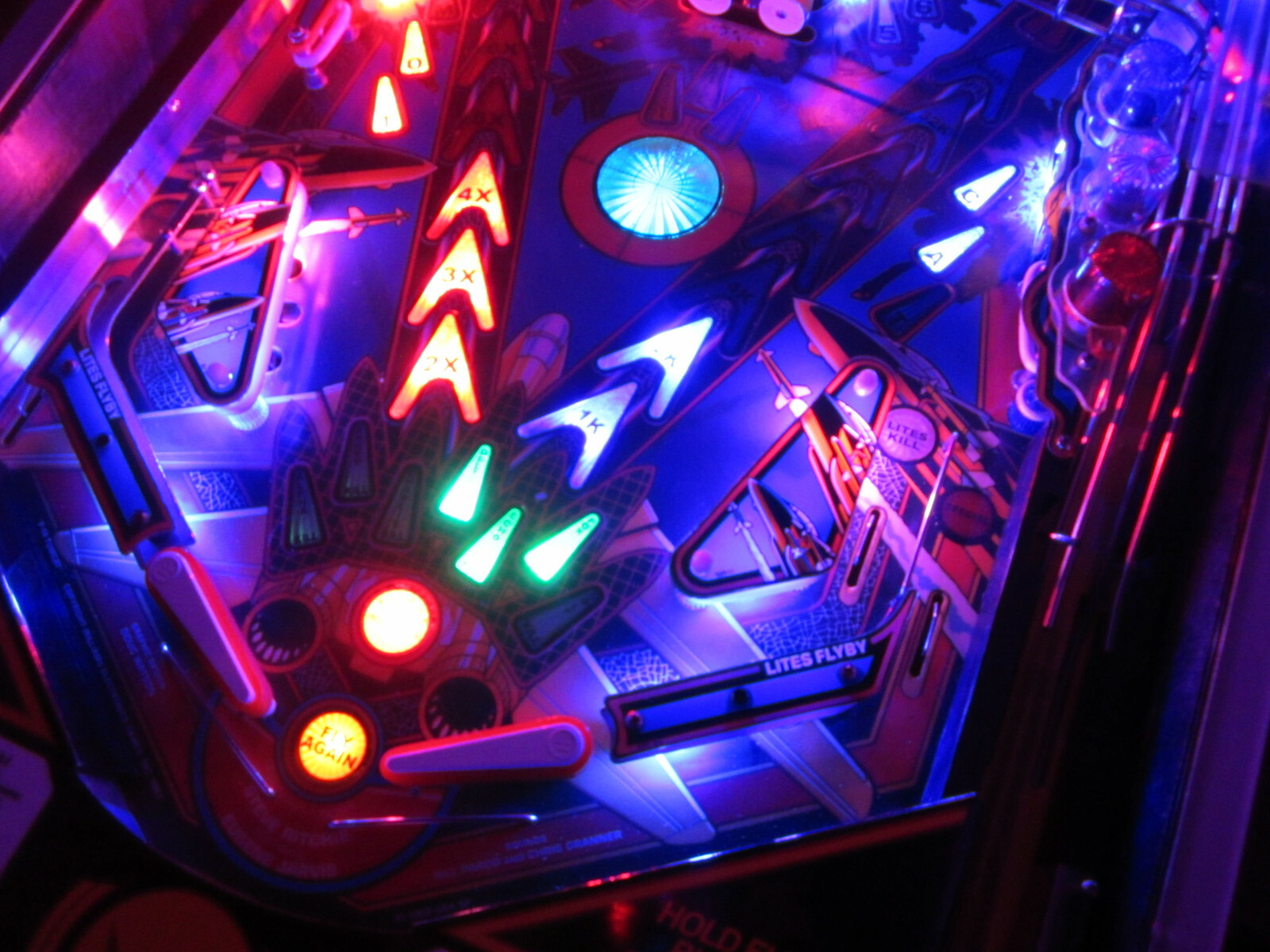 F-14 TOMCAT - NON GHOSTING Lighting Kit SUPER BRIGHT PINBALL LED KIT
