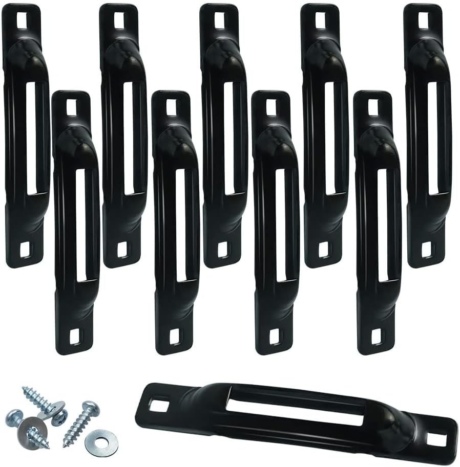 10PCS E-Track Single Slot Tie Down Anchors Cargo Strap Points for Trailer Truck