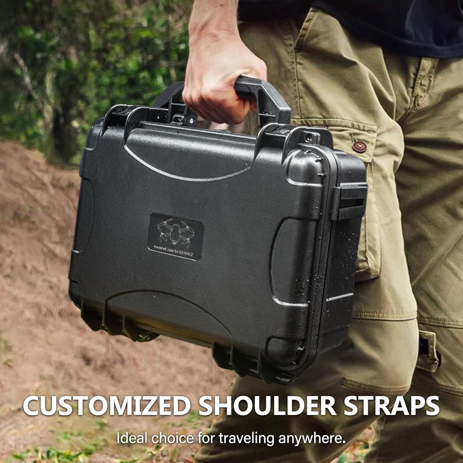 Tomat Mini 4K Case Waterproof Hard Carrying for DJI MINI / 2...
