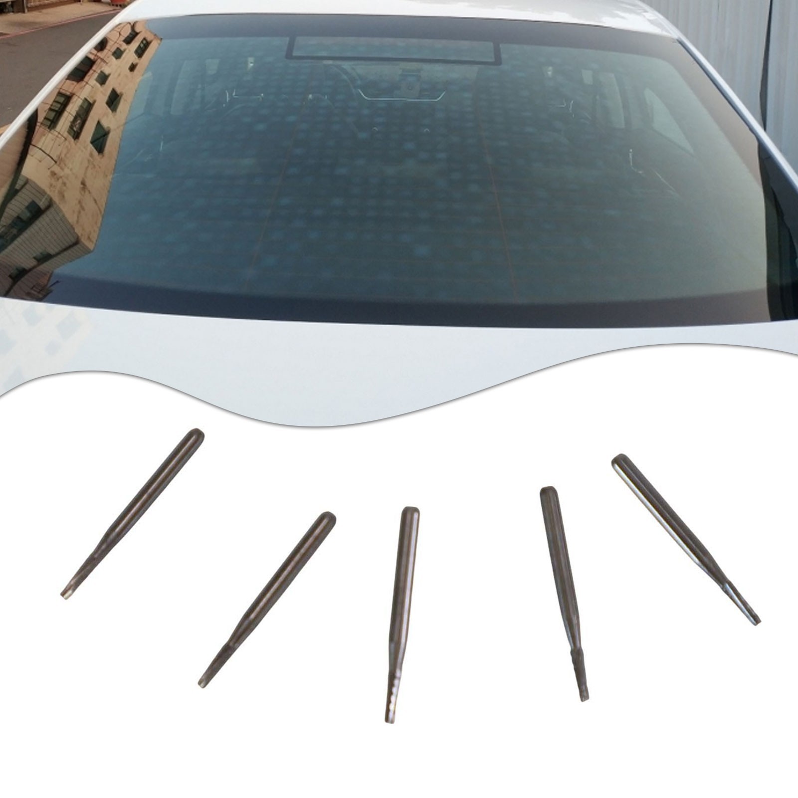 Professional Windshield Repair Tools with Five High Performance Drills
