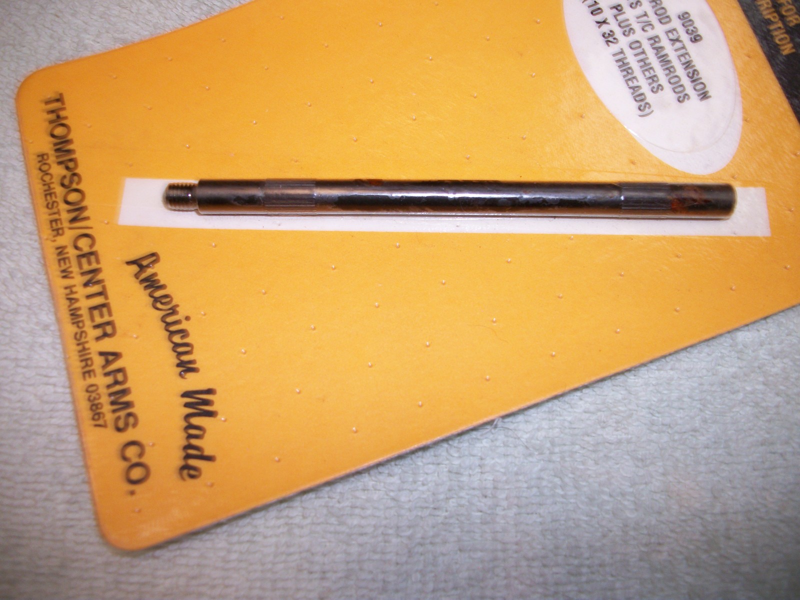 Thompson Center Arms Ramrod Extension T/C #9039 Muzzle Loader 10x32 thread
