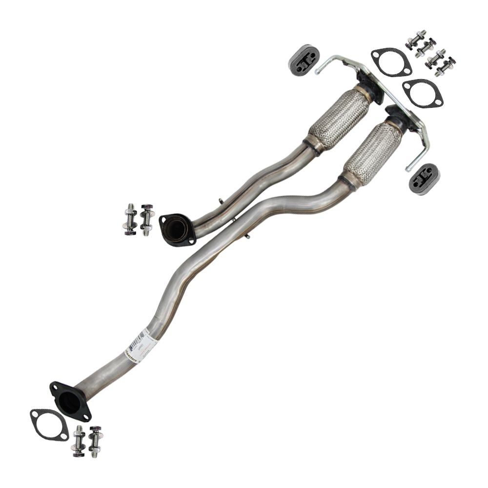 Stainless Steel Front Exhaust Flex Pipe fits: 2011-2014 Edge, 2011-2015 MKX 3.7L