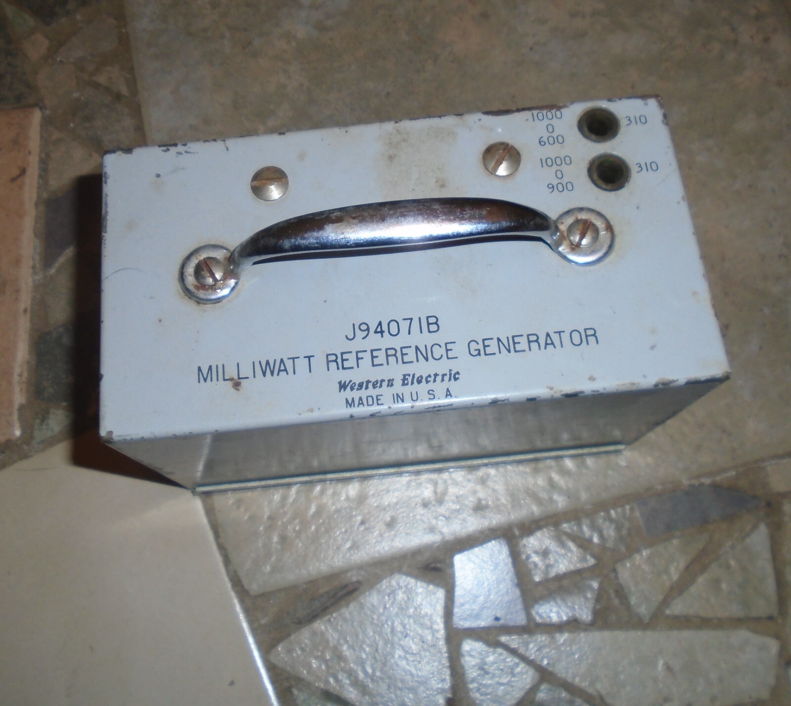 Vintage 1930s WESTERN ELECTRIC Milliwatt Reference Generator J94071B