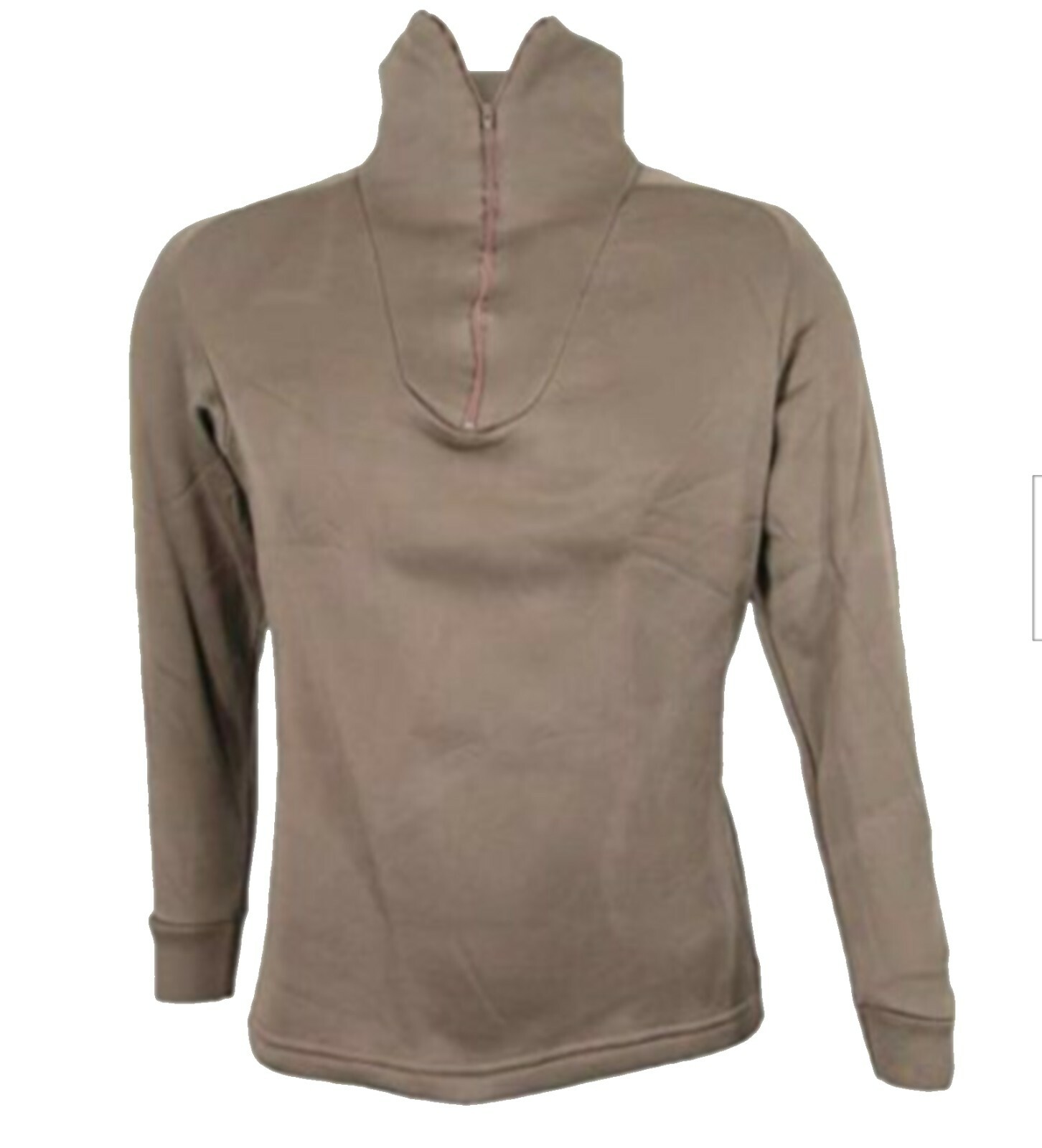 MILITARY POLYPRO Thermal 1/4 Zip Undershirt - NIB - Size Medium - Polypropylene