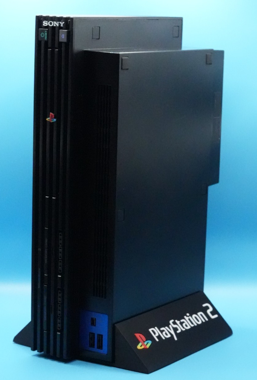 PlayStation 2 Fat vertical stand 3D Printed