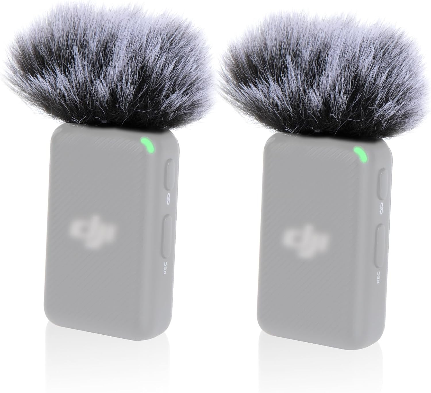 Furry Pop Filter Compatible with DJI MIC Wireless Lavalier Microphone, Windscree
