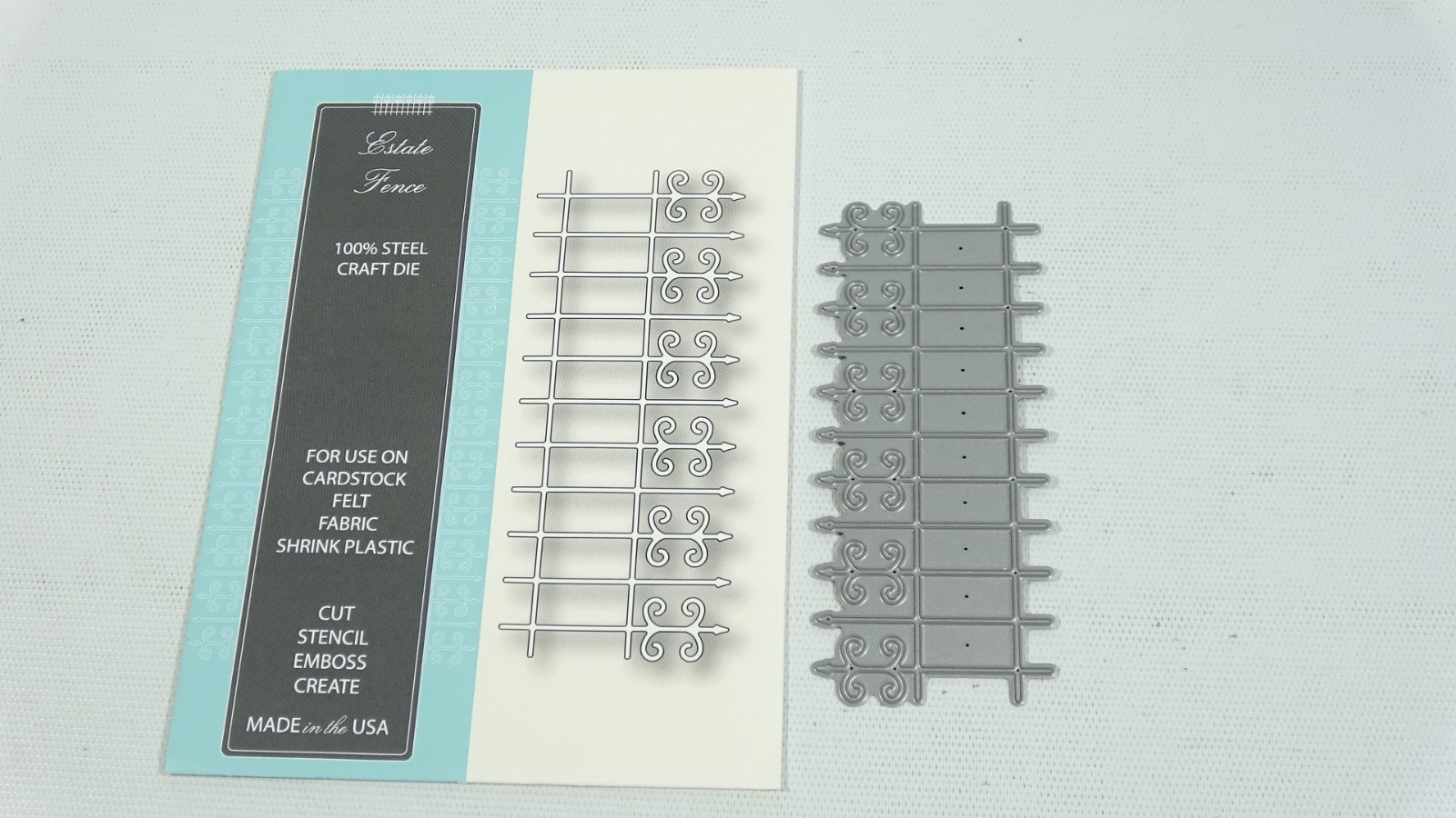 2012 Memory Box Craft Steel Die Estate Fence 98285