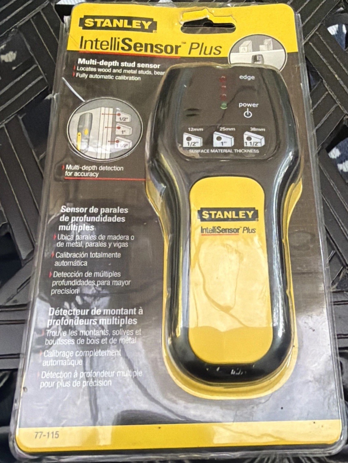 STANLEY IntelliSensor Plus Electronic Stud Finder Sensor Model 77-115