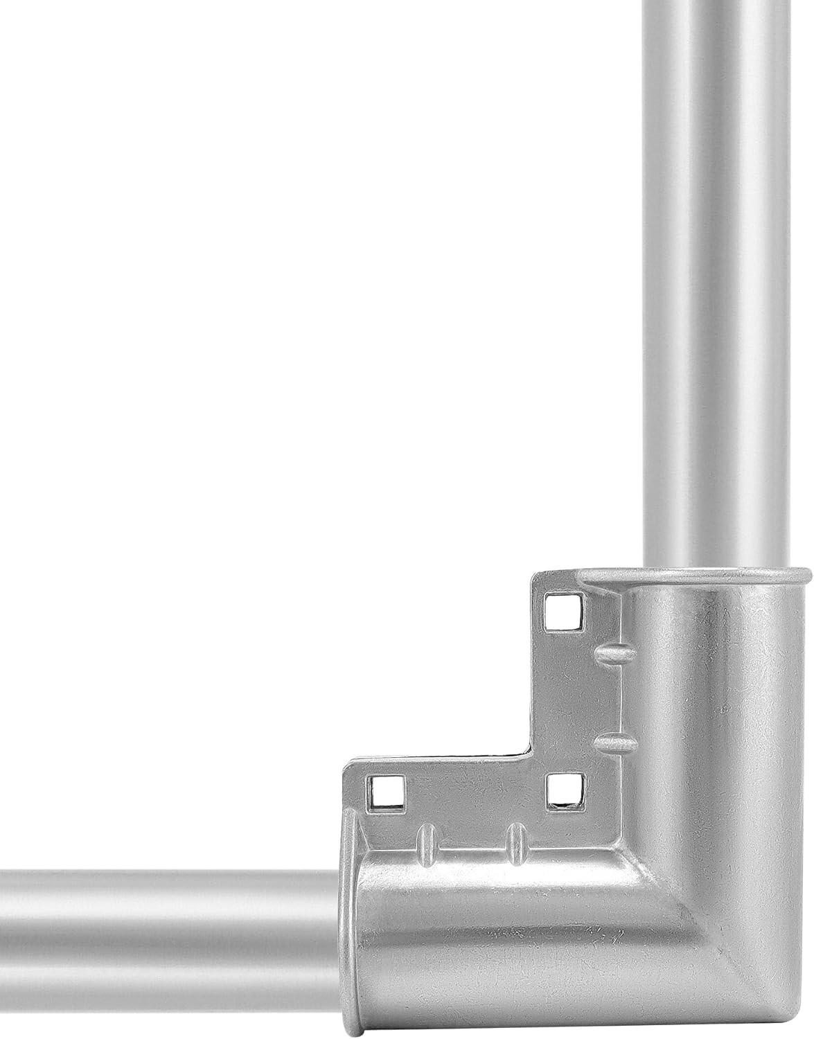 4pcs Aluminum Gate Corners Chain Link Fence Gate Elbows for 1-3/8" Diameter Pipe