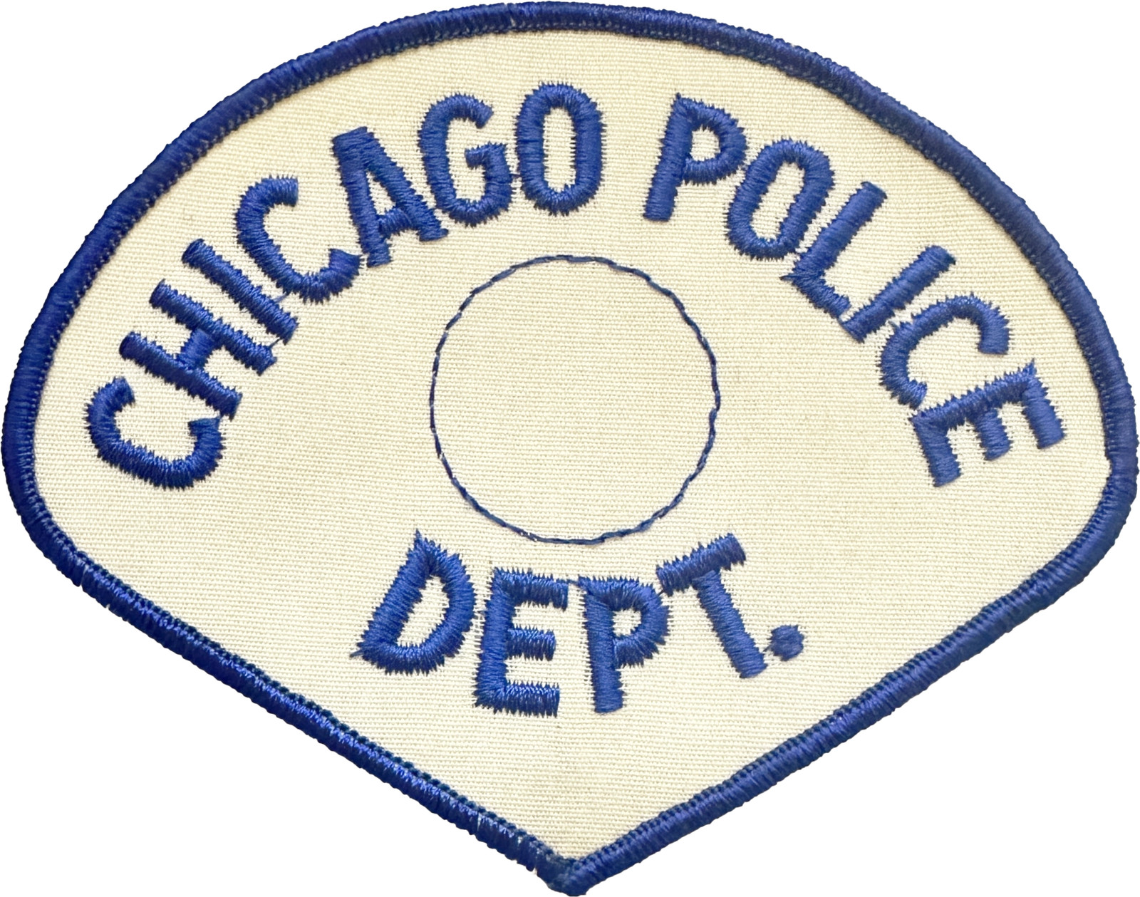CHICAGO POLICE SHOULDER PATCH: Patrolman Teardrop (CHEESE CLOTH Backing / Fie...