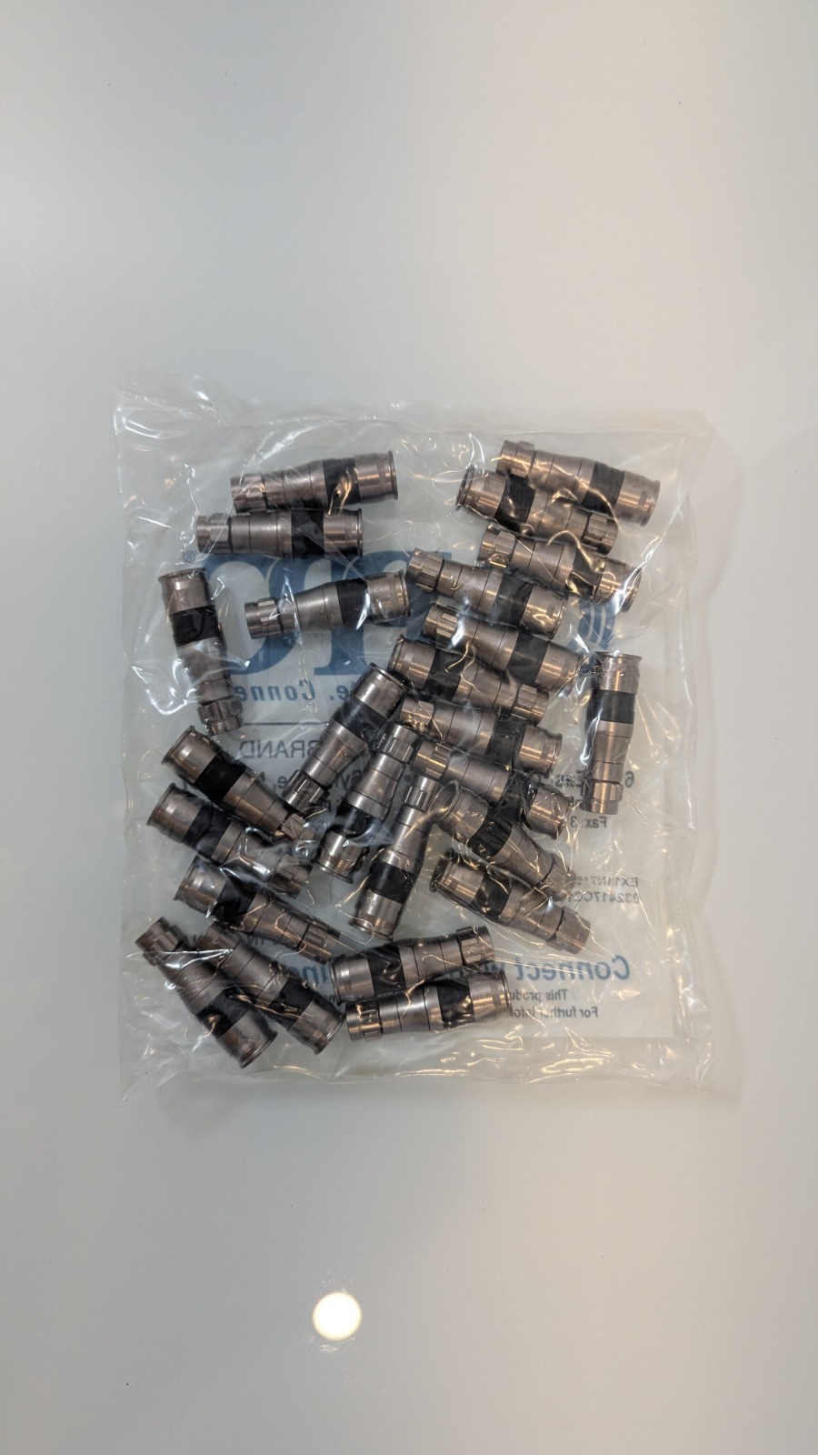 (Lot of 2 Bags) Belden PPC EX11N716PLUS RG11 Compression Connectors