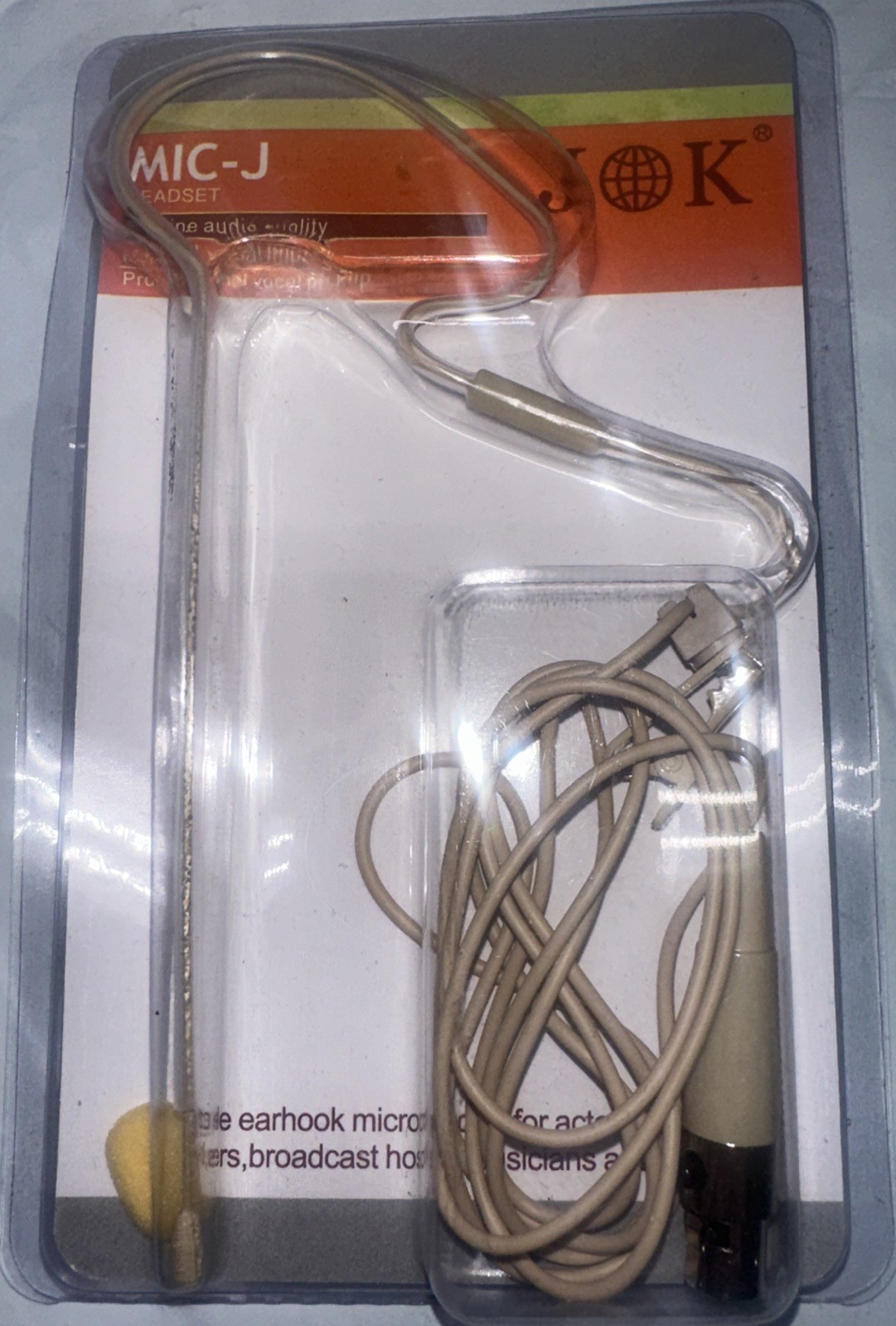 Jok MIC-J Headset Microphone with T4 Connector
