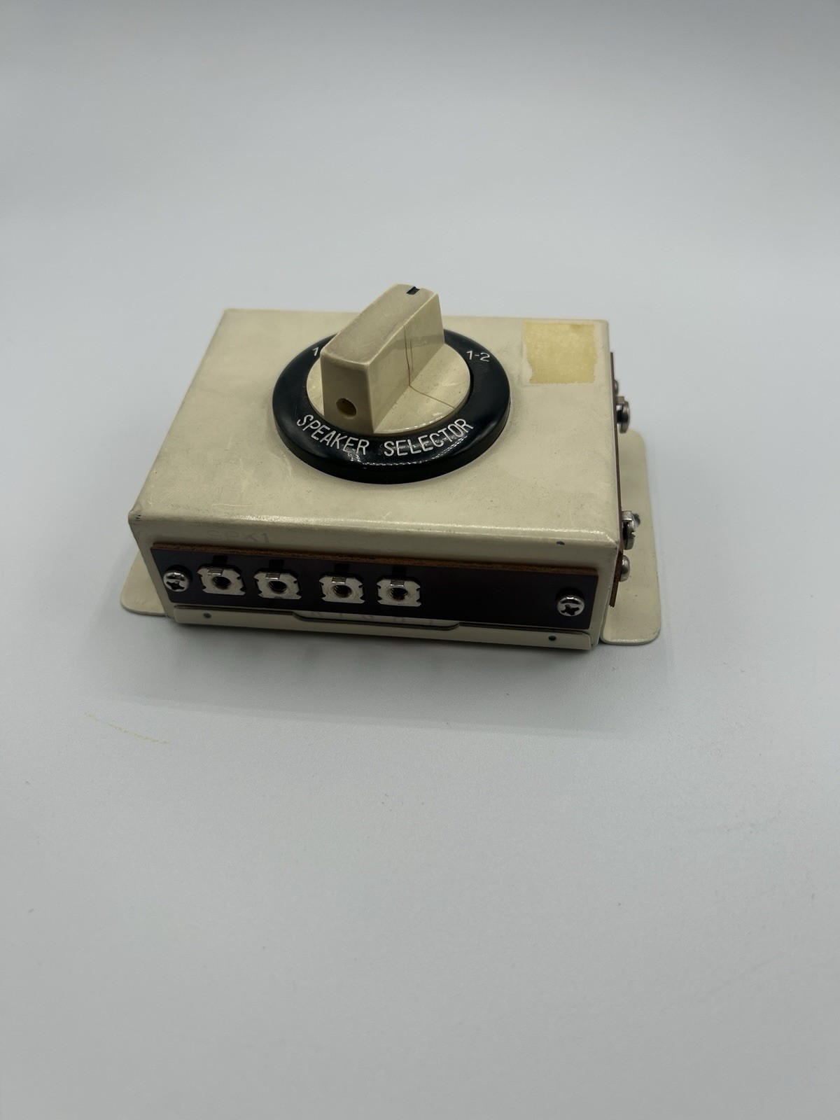 Vintage Stereo Speaker Selector Switch, Metal