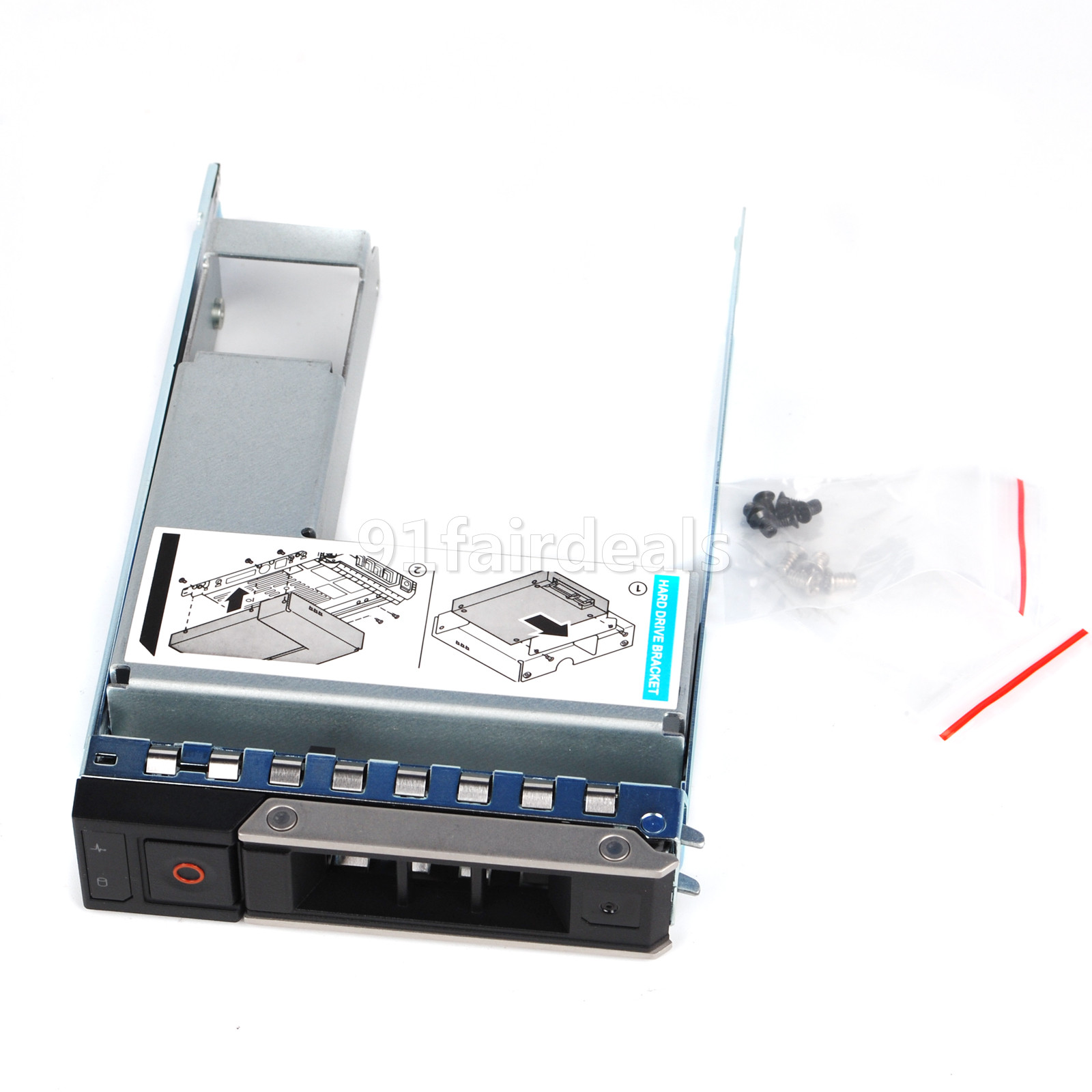 2.5 to 3.5" HDD Adapter + 3.5in Hard Hard Tray Caddy for DELL R250 R350 T350 G15