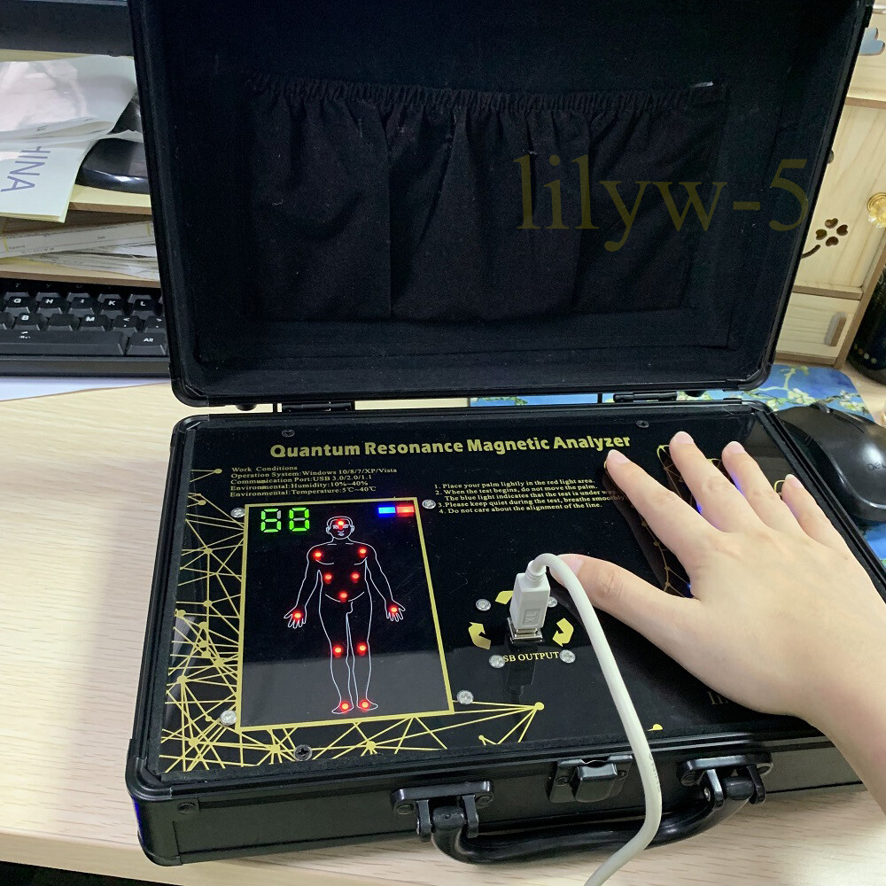 2025 Newest 4.7.0 Black HandTouch Quantum Magnetic Resonance Body Analyzer