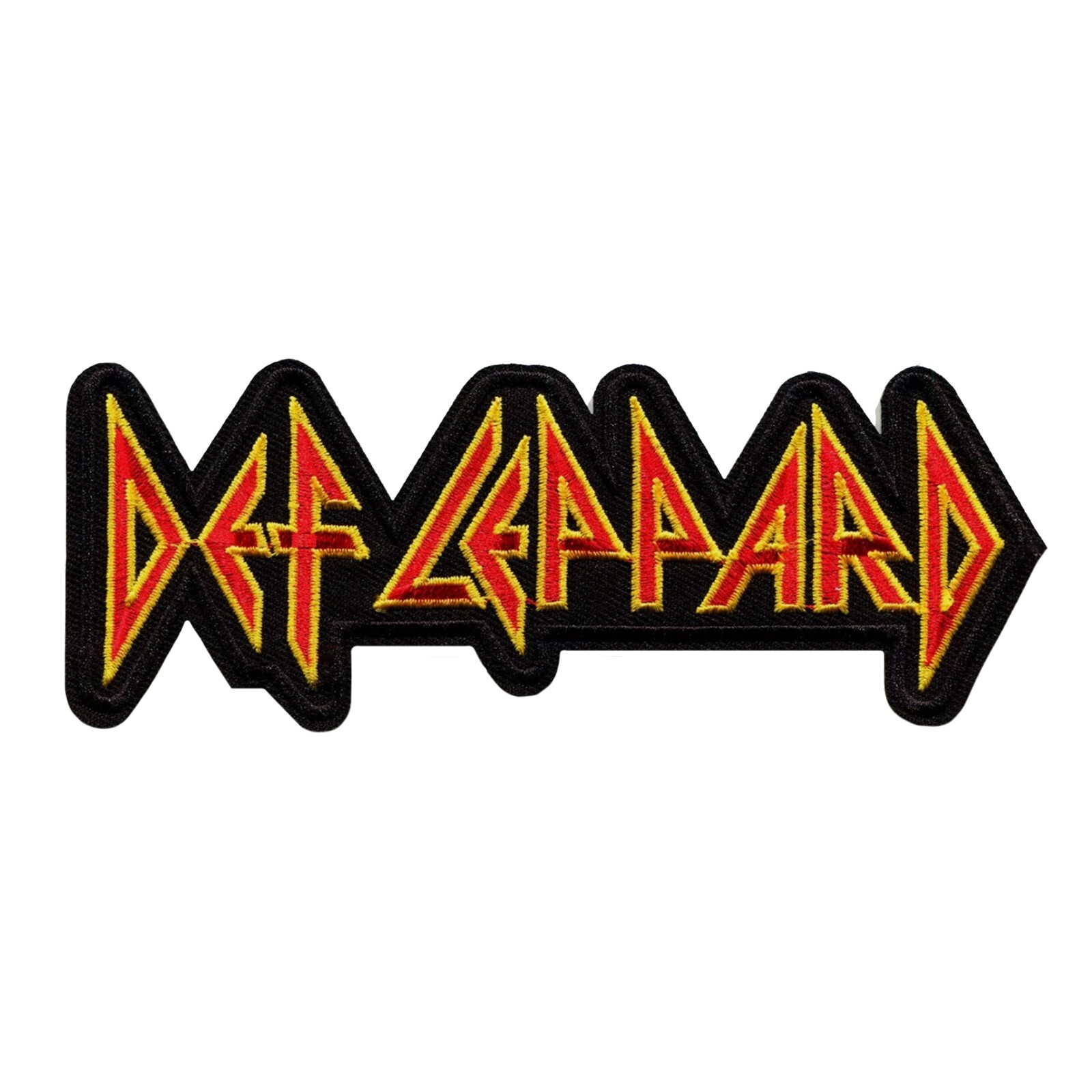 Def Leppard Logo Embroidered Iron-On Patch Classic Rock Band