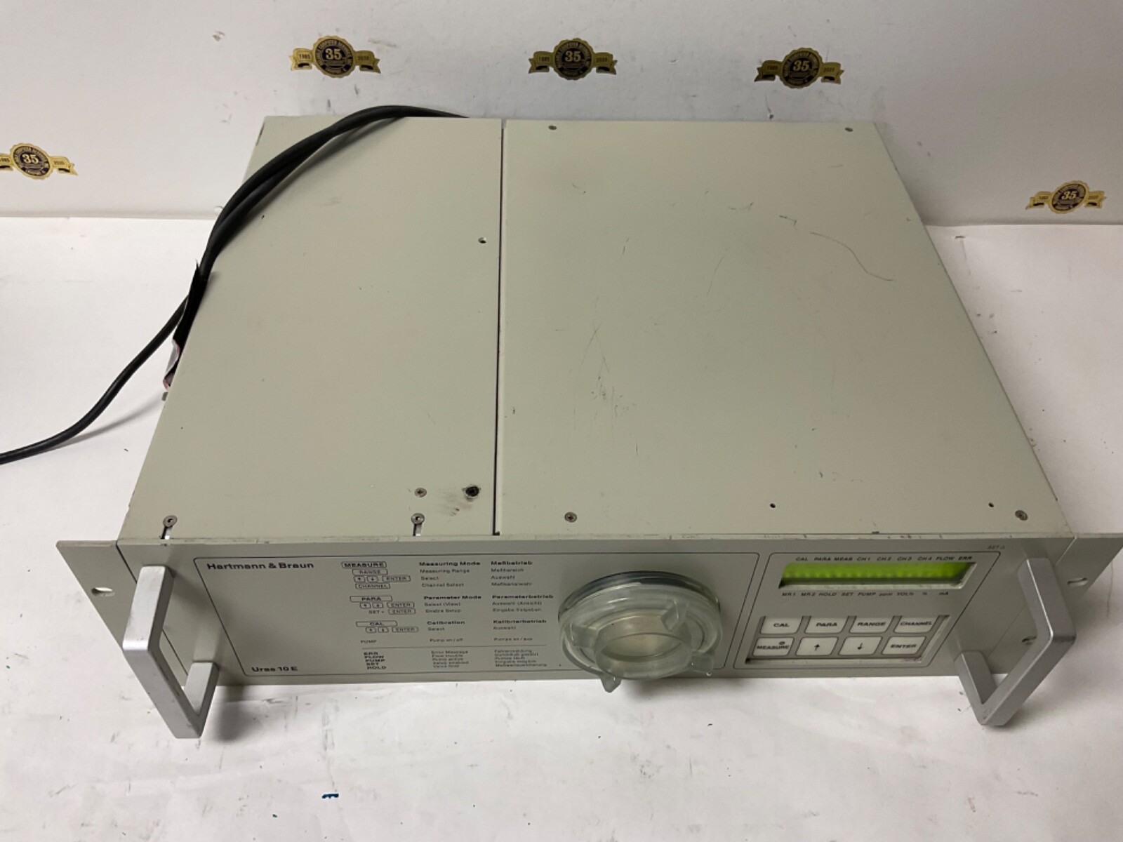 Hartmann & Braun Uras 10 E Spreadrum Analyzer 02 URAS 10E / 3.5