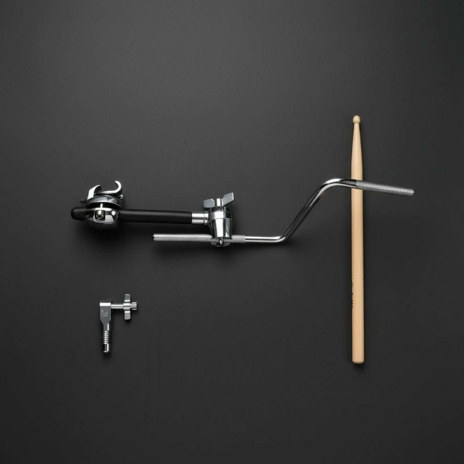 Drum Extension Clamp Easy Installation Cymbal Stand Extension Arm Chrome Plated