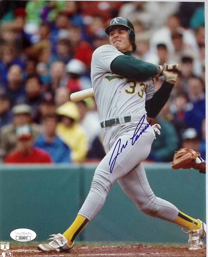 Jose Canseco Athletics Signed Autographed 8x10 Photo JSA Authentic