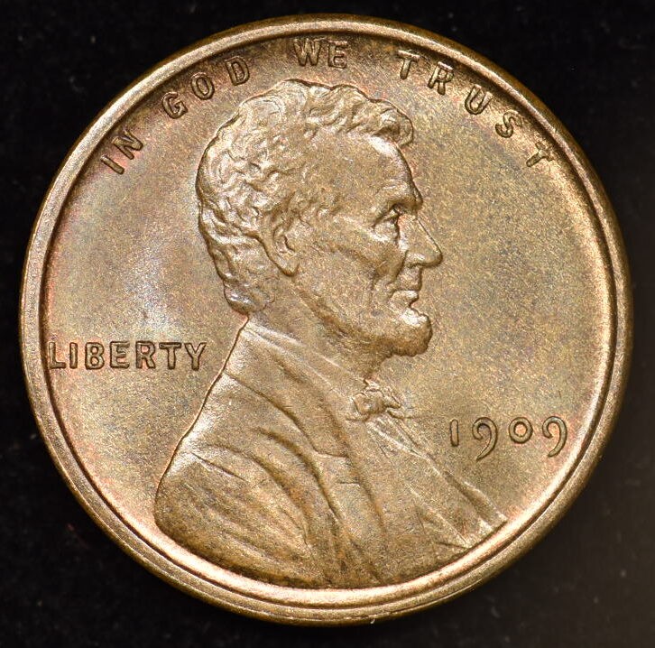 1909 VDB 1C Lincoln Wheat Cent Unc BN R193405