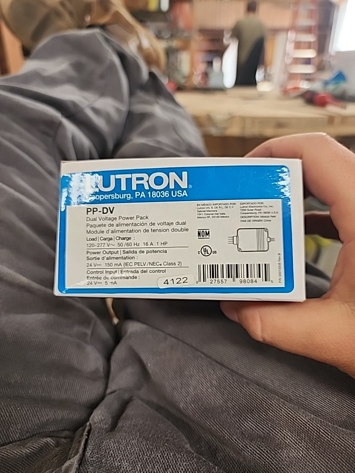 NEW - Lutron PP-DV Power Pack Dual Voltage 16A 120-277V