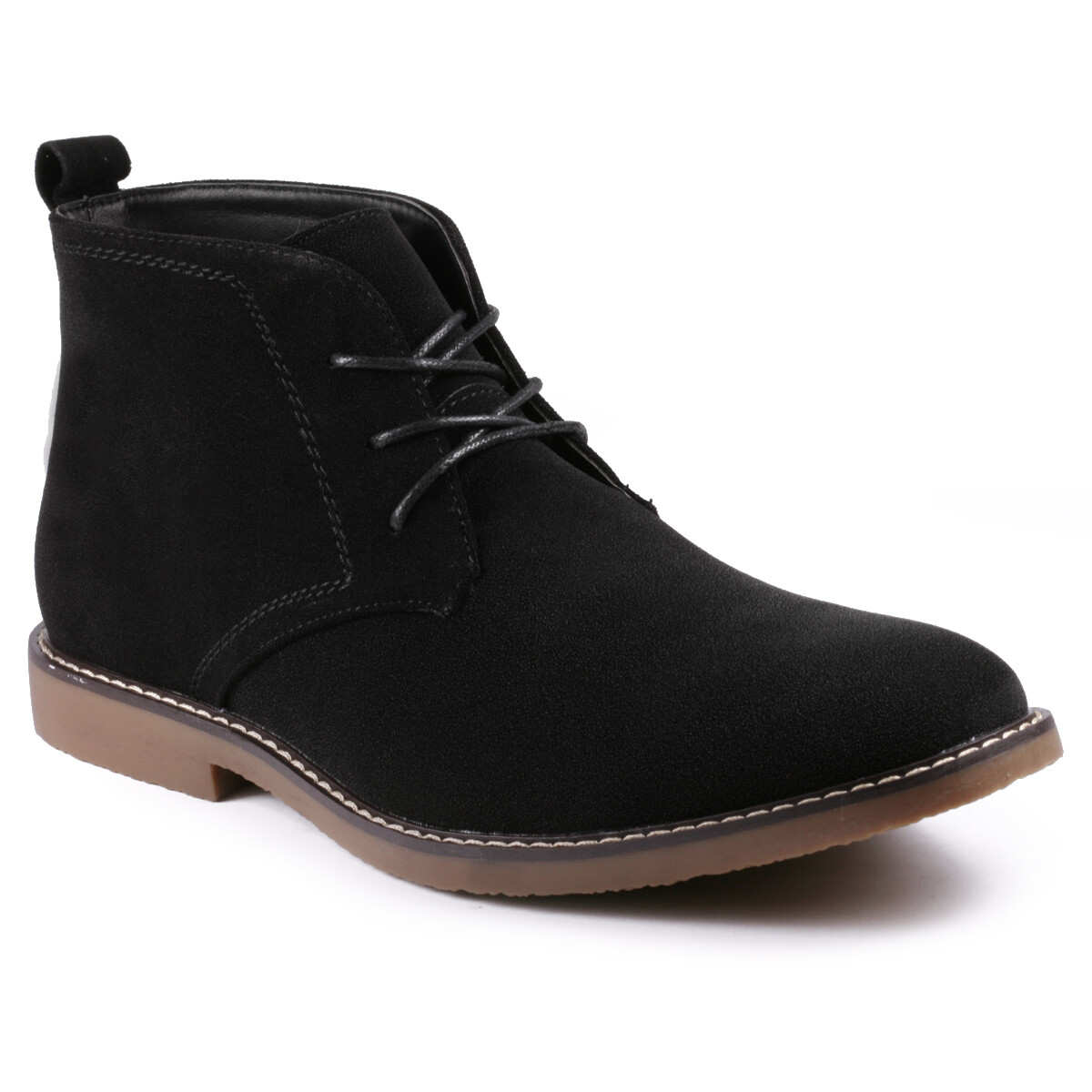 Black Men's Lace up Formal Dress Casual Chukka Oxford Ankle Boots