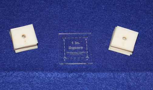 Mylar 1"- Square 51 Piece Set - Quilting / Sewing Templates -