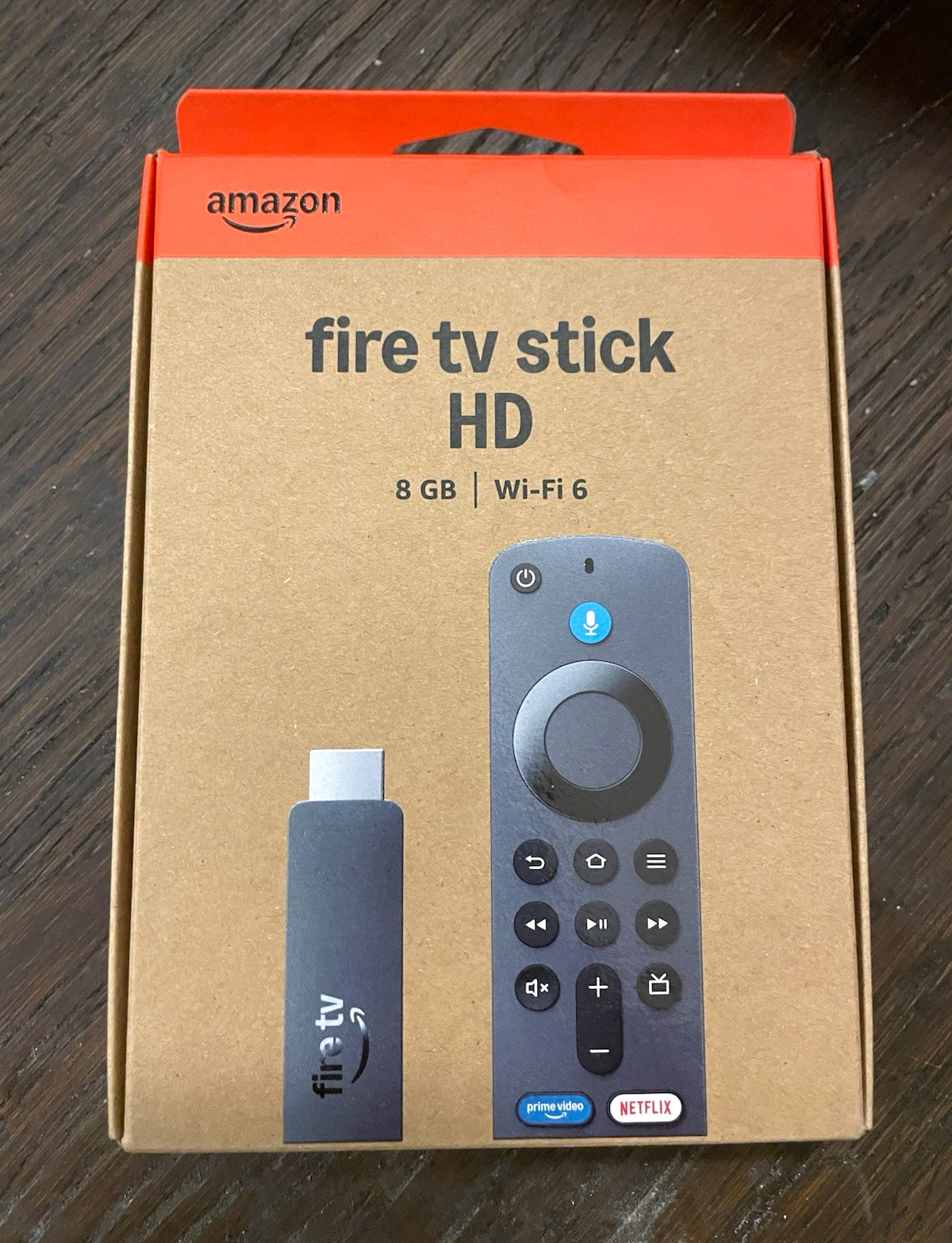 Amazon Fire TV Stick HD 8GB Wi‑Fi 6 1080p HDR Voice Control Fire OS