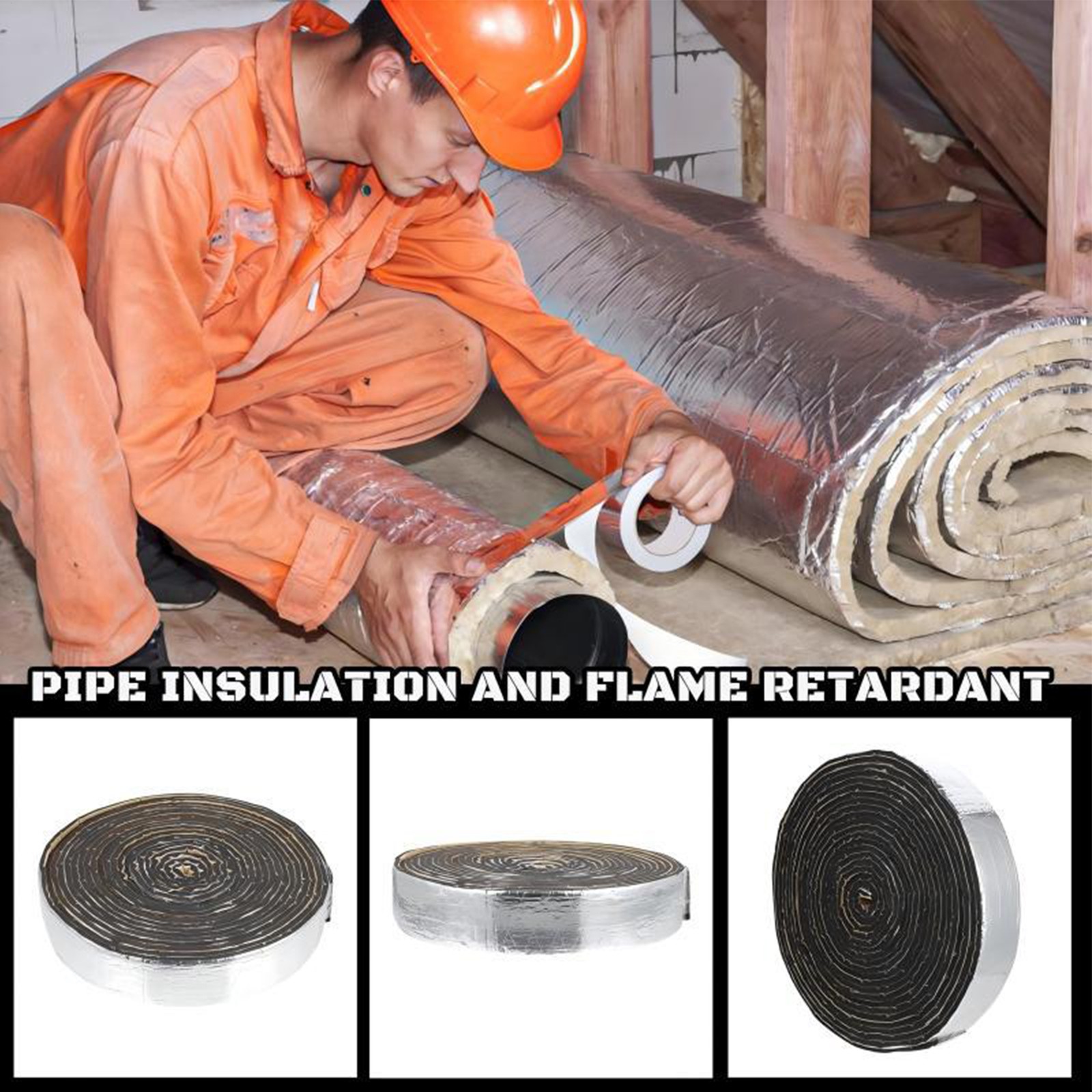 Pipe Insulation Wrap Waterproof Thickened Cold-Proof Winter Outdoor