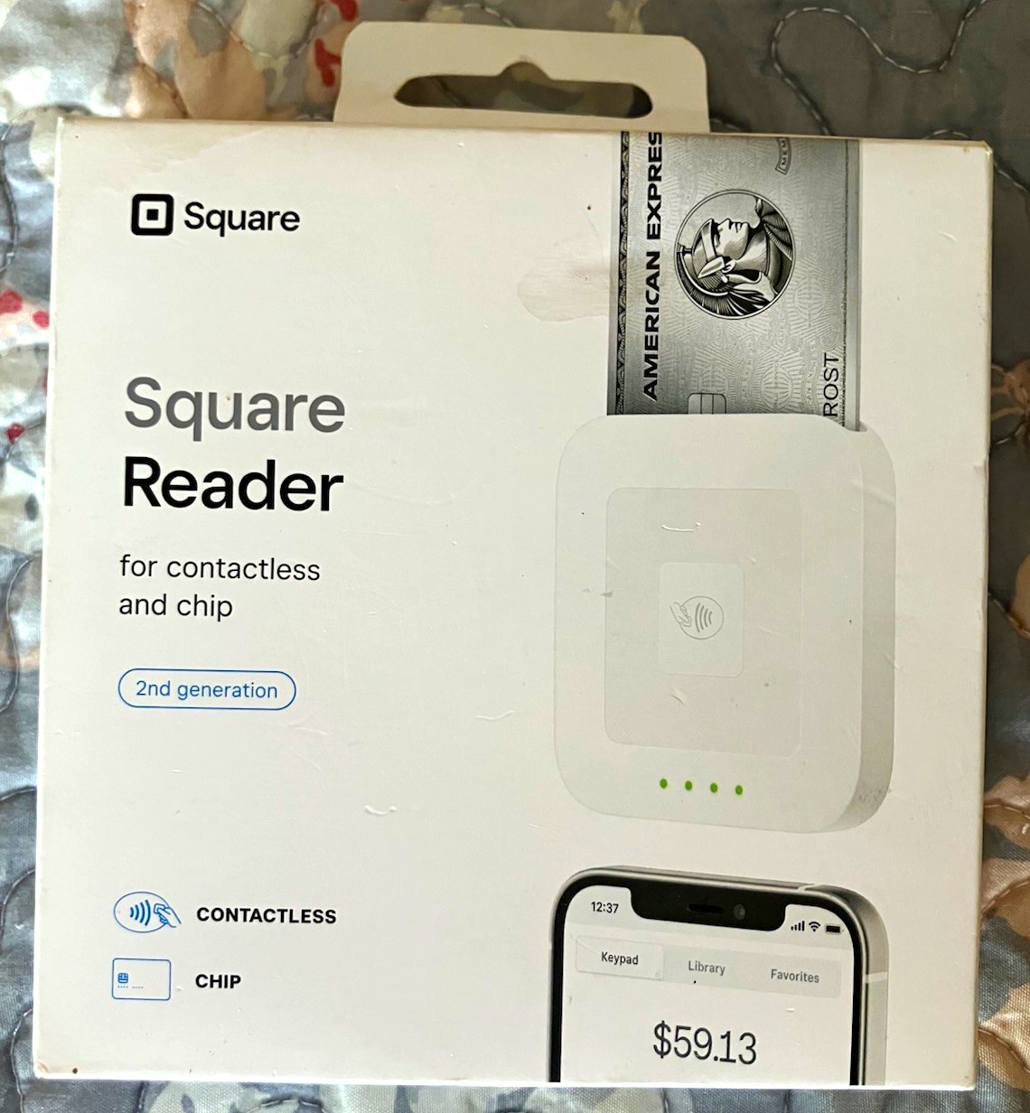 Square Reader Contactless & Chip (2nd Gen) Wireless for iPhone Android