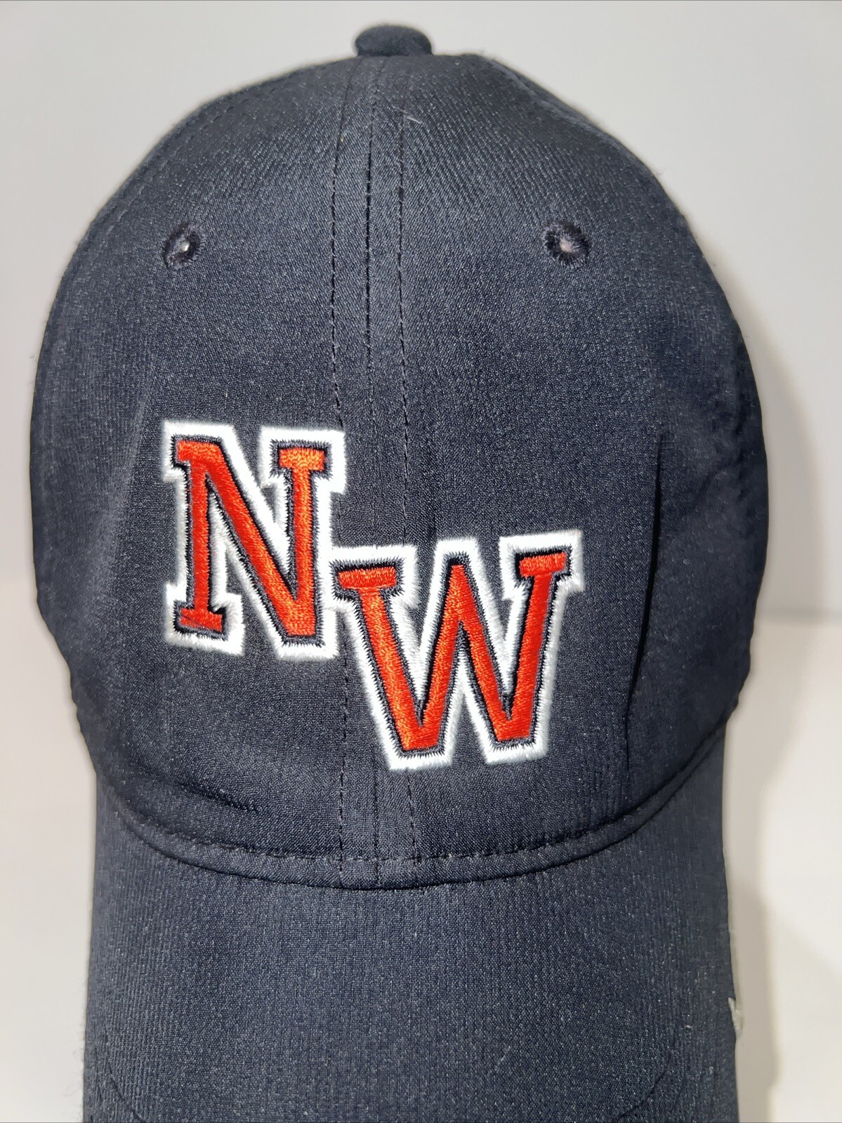 Nike Golf NW Northwestern in Red White on Black Polyester Hat Cap Polyester