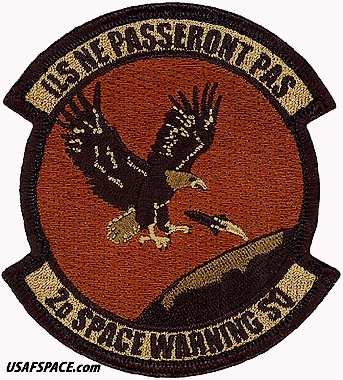 USAF 2ND SPACE WARNING SQ-SBIRS-Space-Based Infrared System-USSF ORIGINAL PATCH