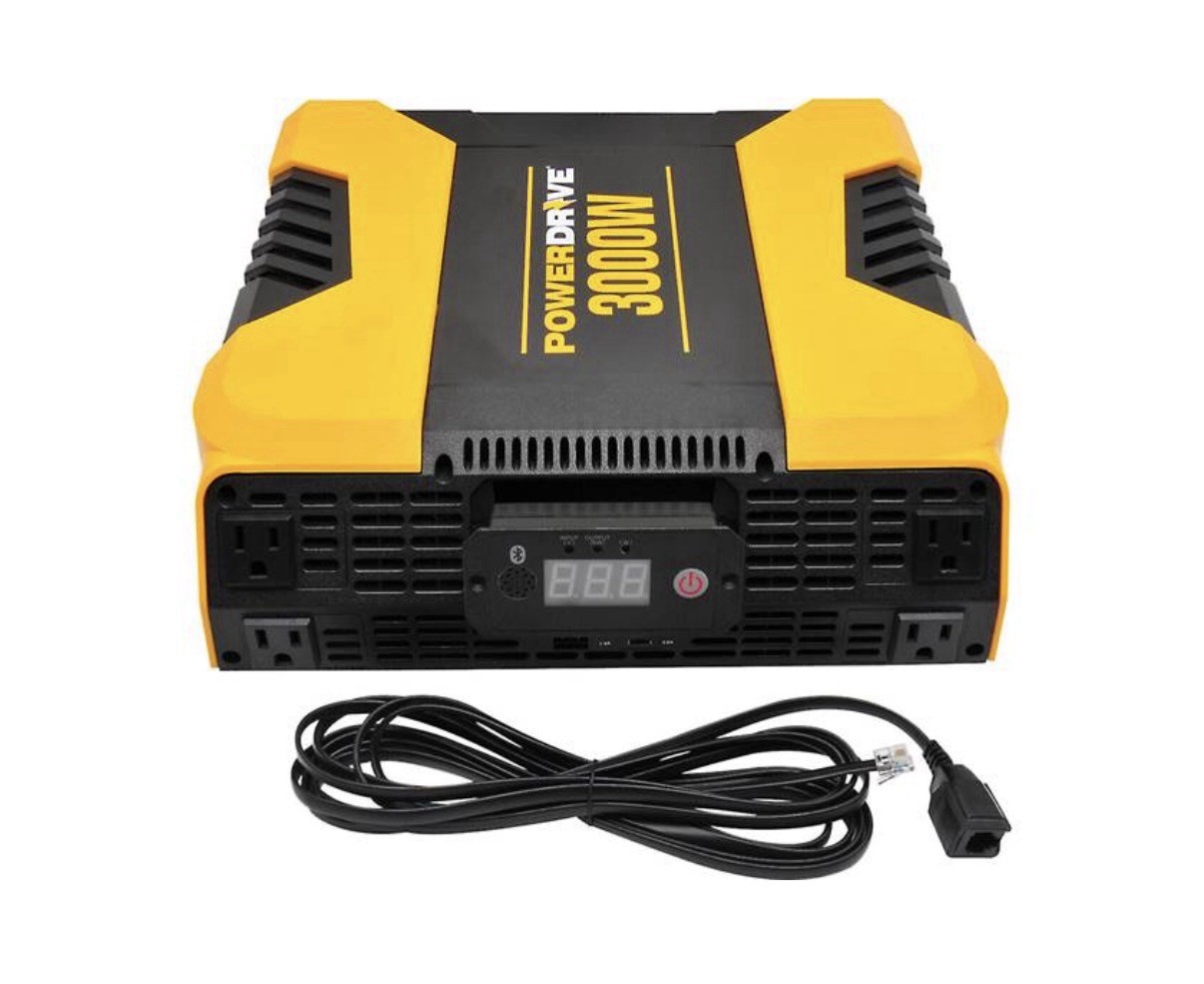 Powerdrive 3000W 4AC 2USB Power Inverter with Bluetooth