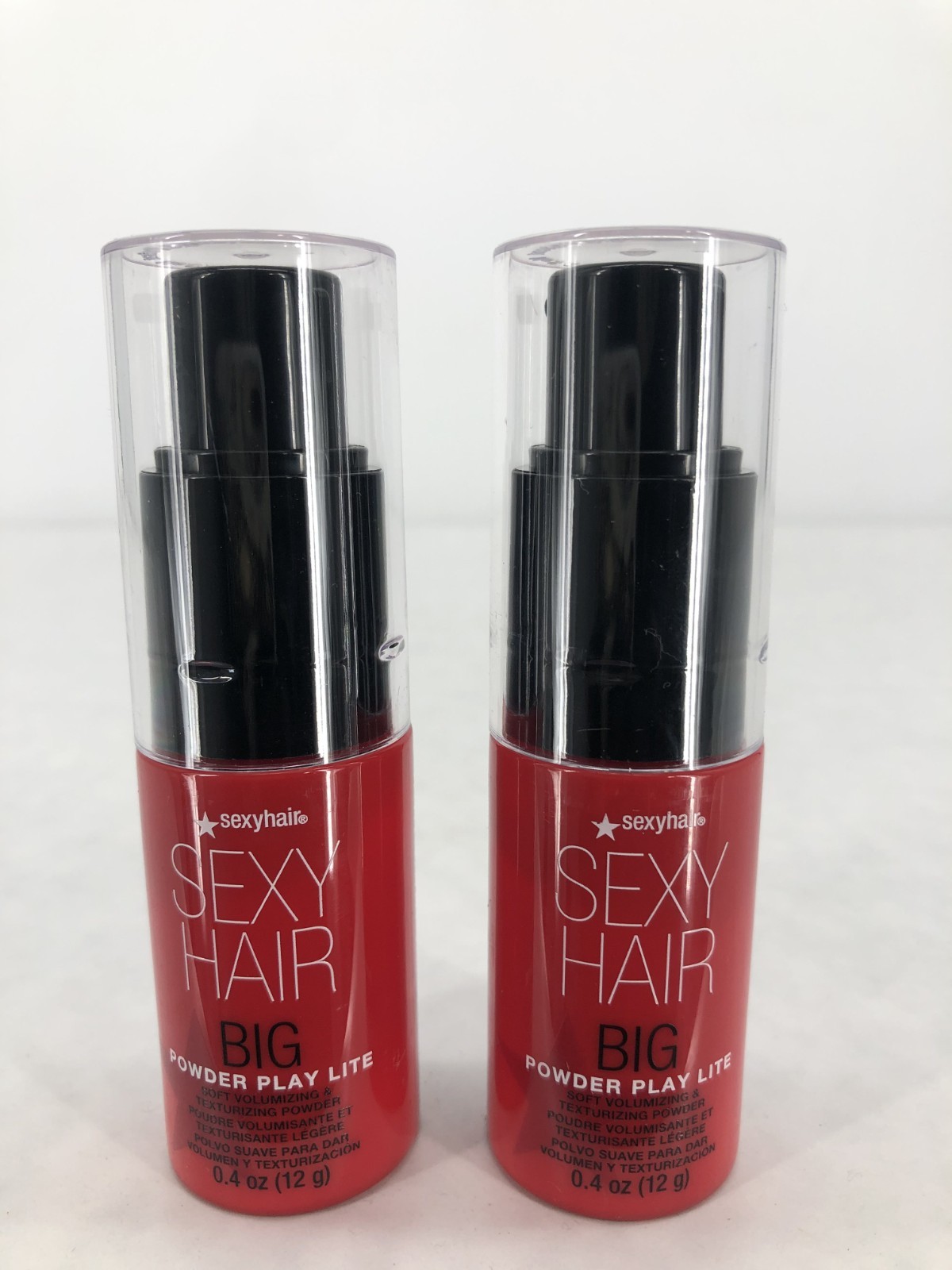 Big Sexy Hair Powder Play Lite Soft Volumizing & Texturizing Powder - 2 Pack NEW