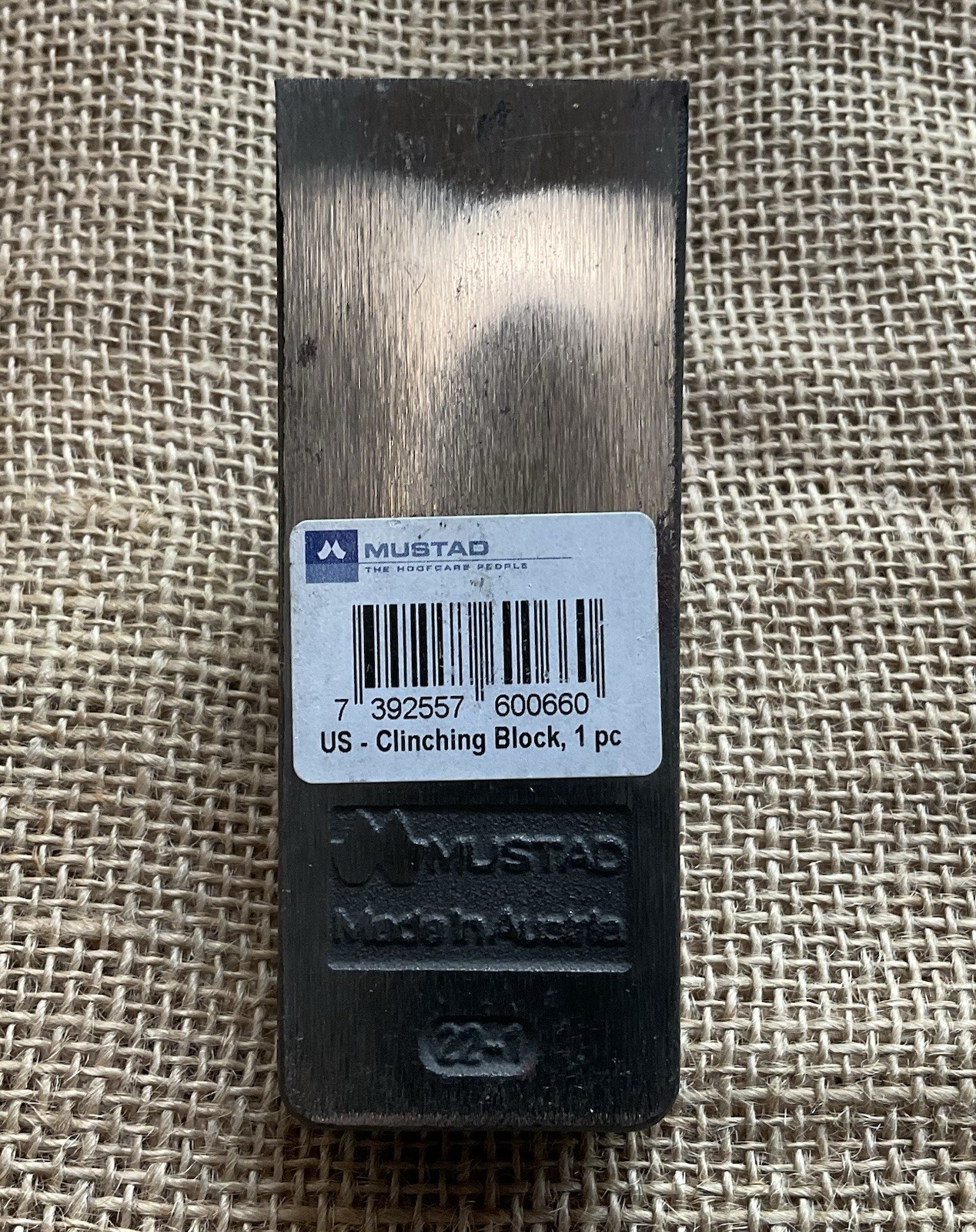 NEW💫MUSTAD Clinch Block 22-1- Hard Steel Made In Austria FAST SHIPPING ⚡️￼