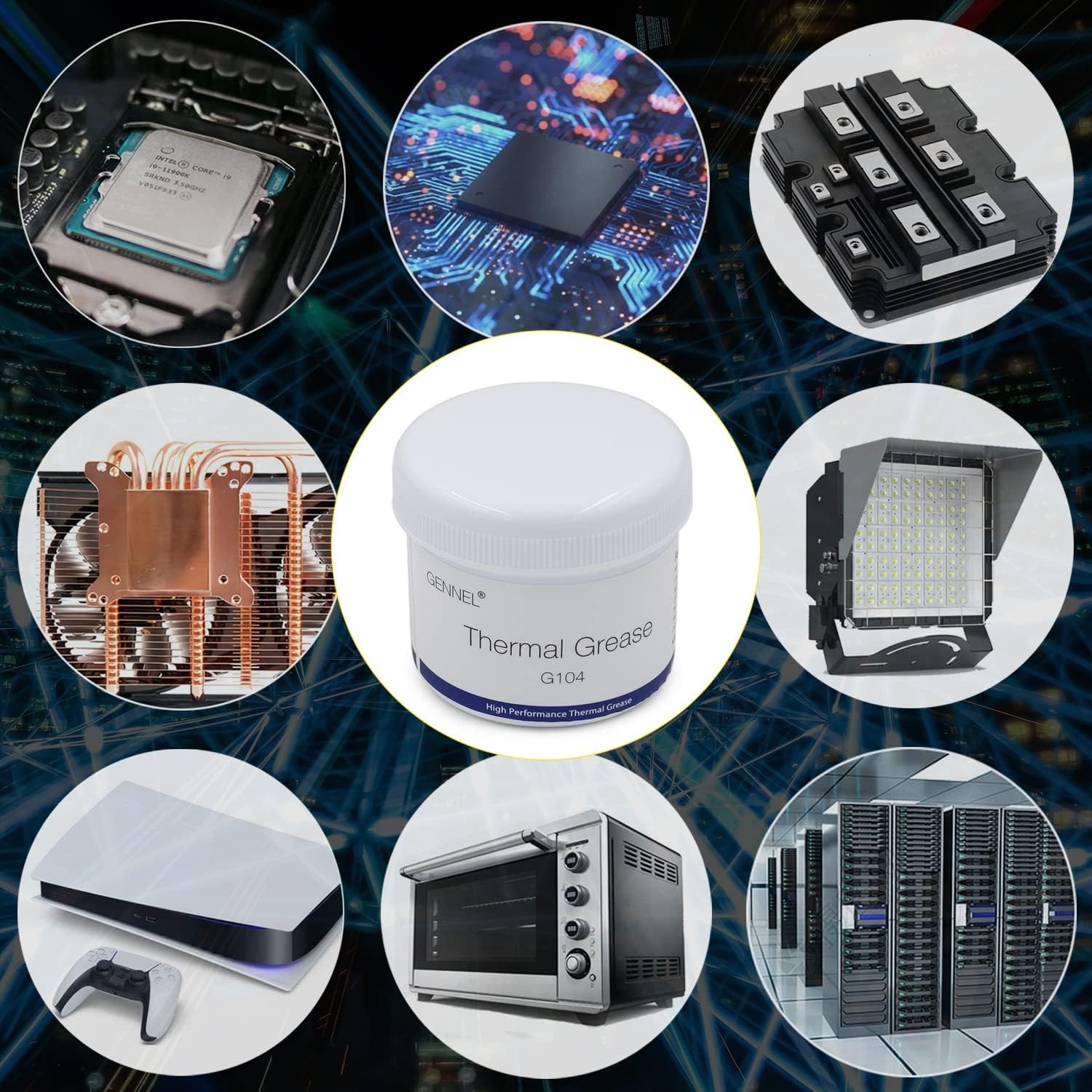 200g Non-Toxic Thermal Paste for CPUs, GPUs & Electronics Cooling Solutions