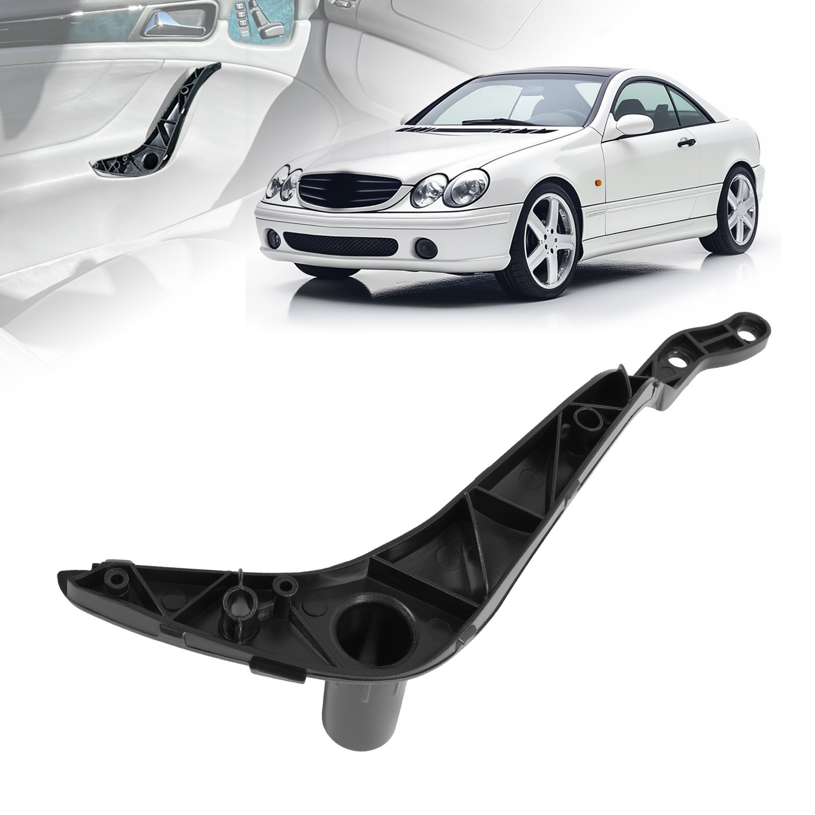 For 1998-2003 Benz CLK320 CLK430 CLK55 AMG Door Handle Puller Left Side Black