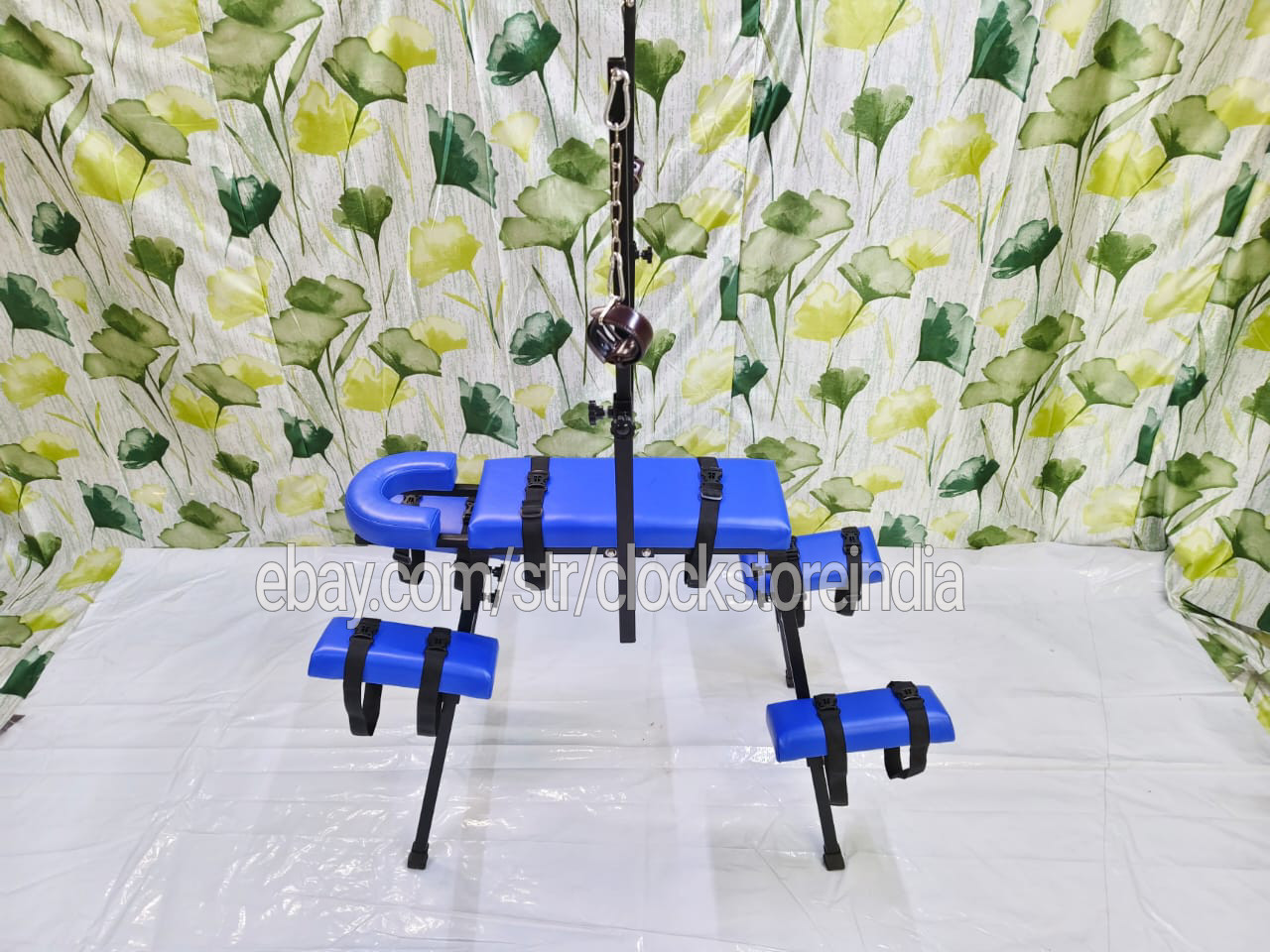Portable Heavy Duty Bench Table Blue Color