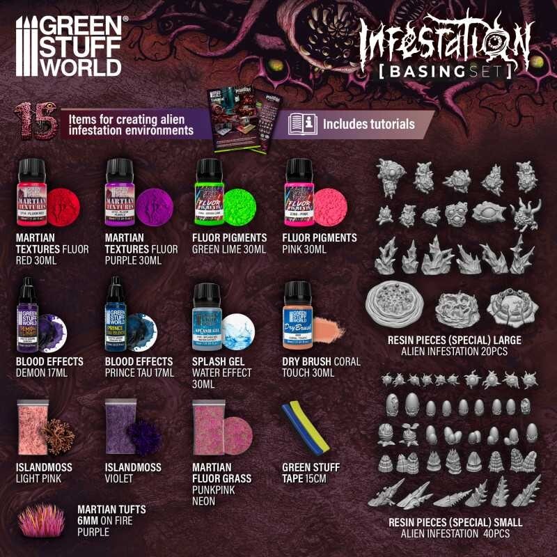 Basing Sets - Infestation - Wargames Alien Space Miniature Diorama