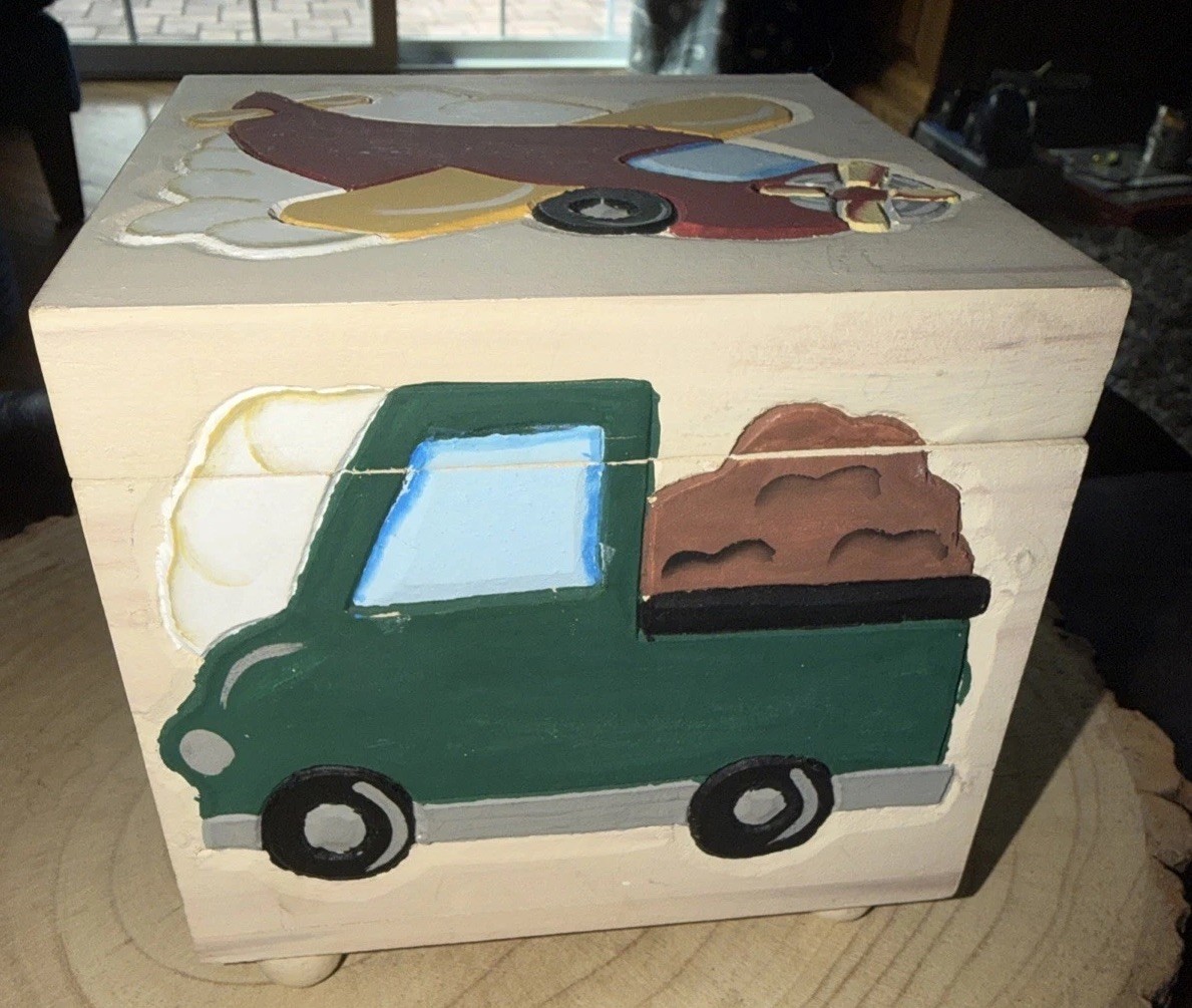 Children’s Transportation Themed Treasure Box