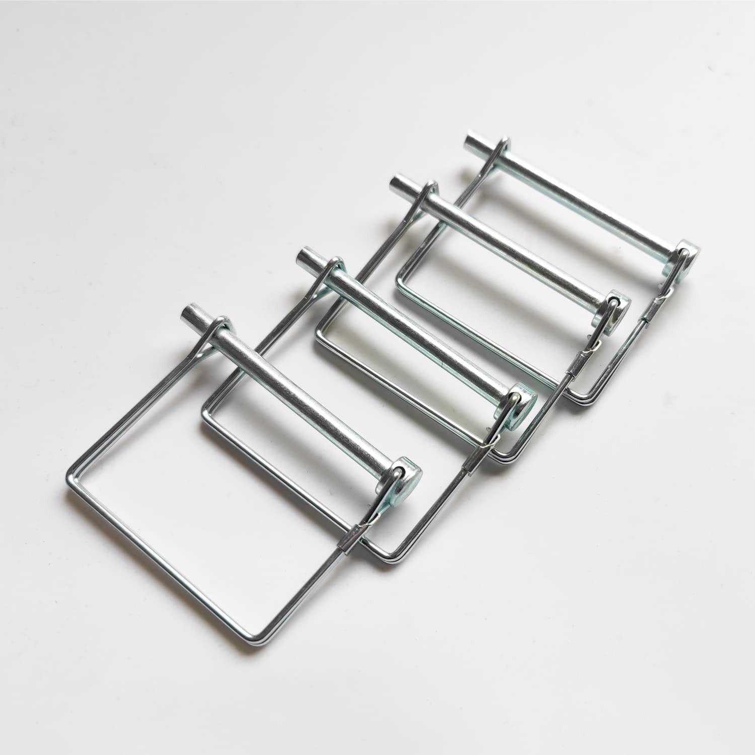 XBDZR 10 Pcs Wire Lock Pin, 1/4 Inch Diameter, 10Pcs-silver-square